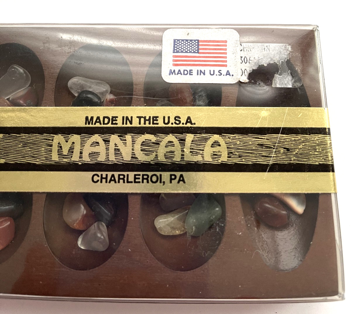 Vintage 1995 Mancala Wood Board Game by Channel Craft Made in USA Brand New