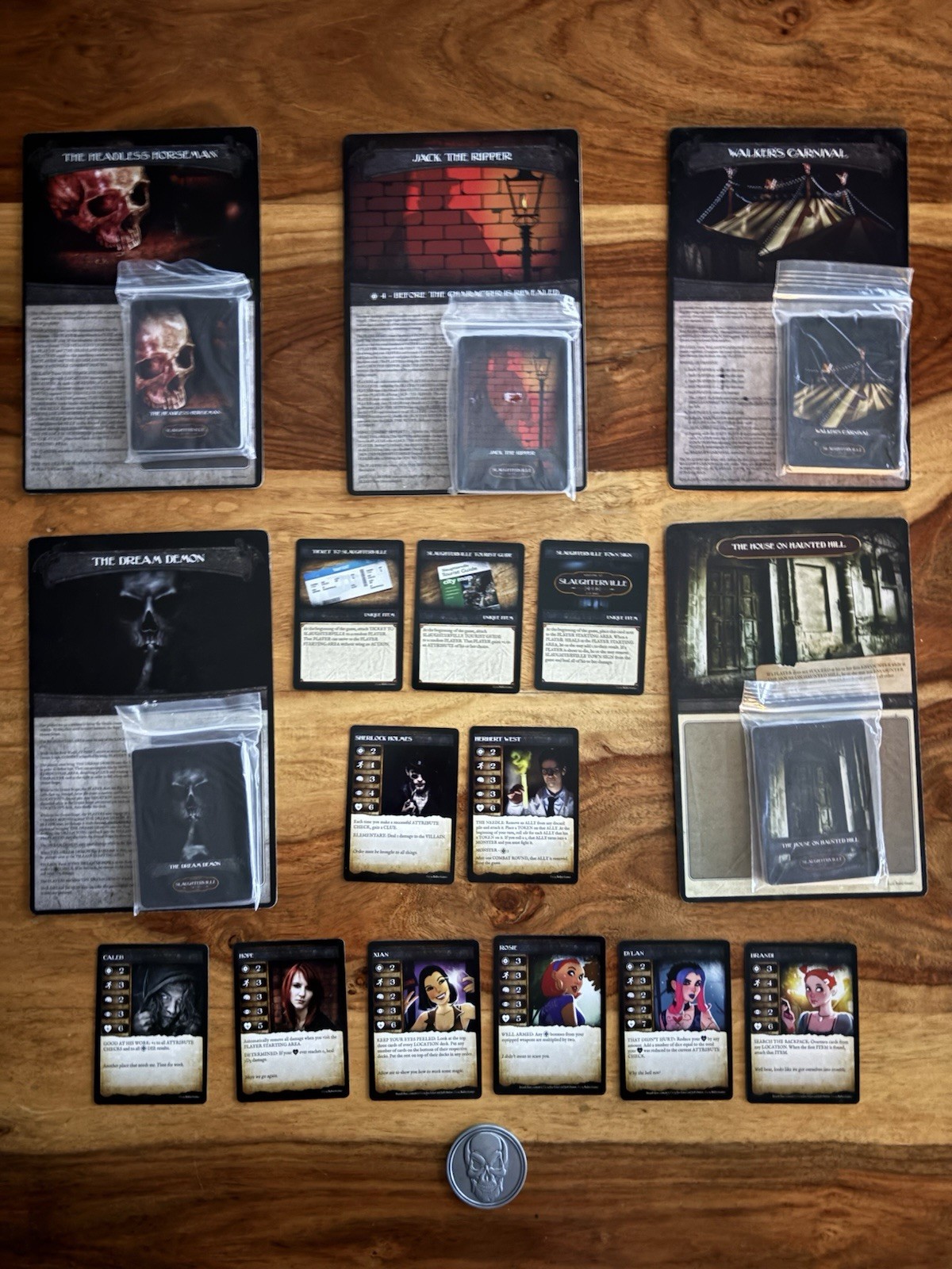 Welcome To Slaughterville Rubio Games Kickstart With Expansions See Pics