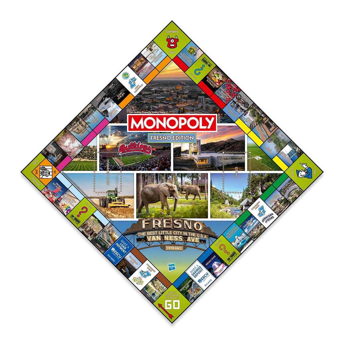 Fresno, CA Monopoly Board Game – New & Sealed