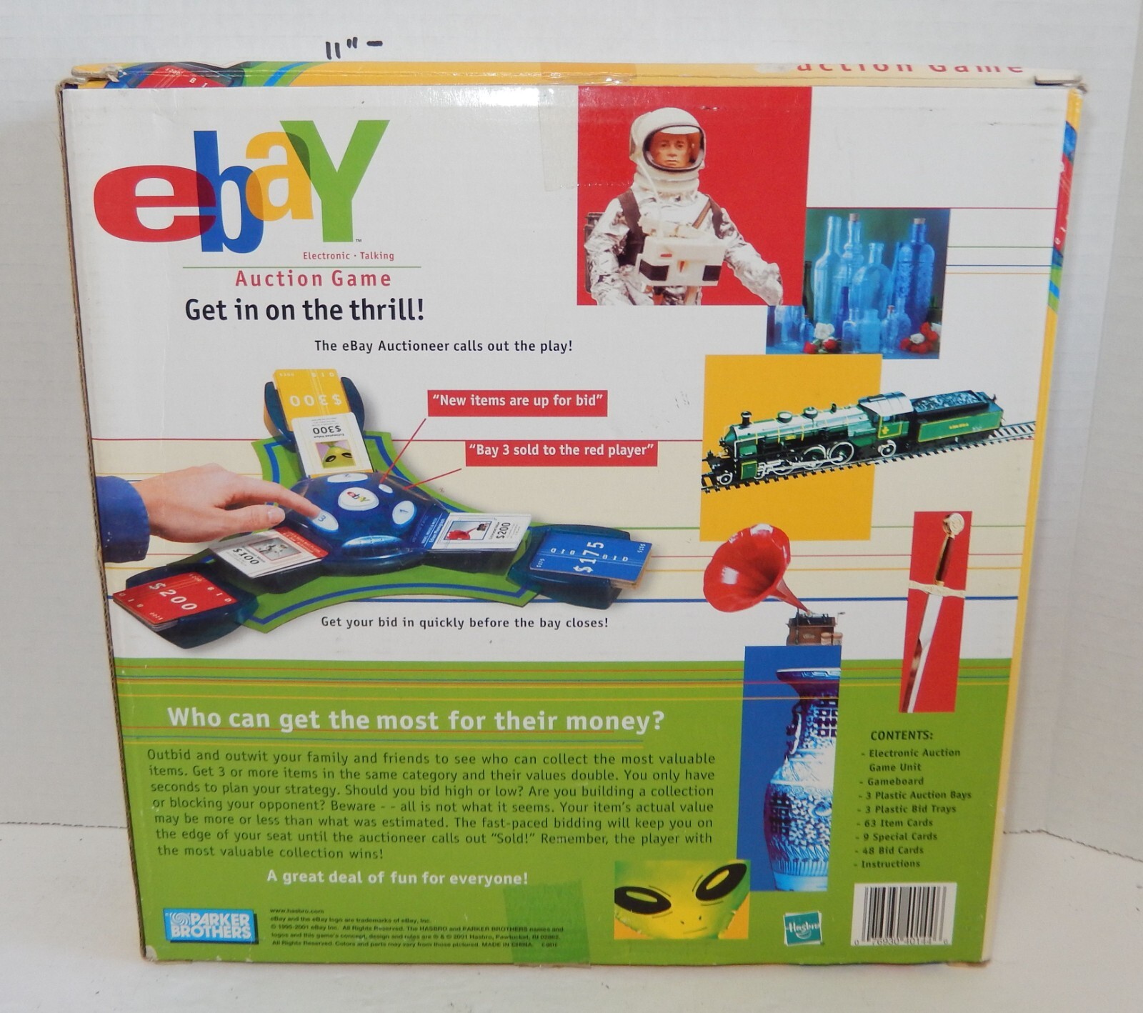 2001 Hasbro Ebay Electronic talking Auction Board Game 100% COMPLETE