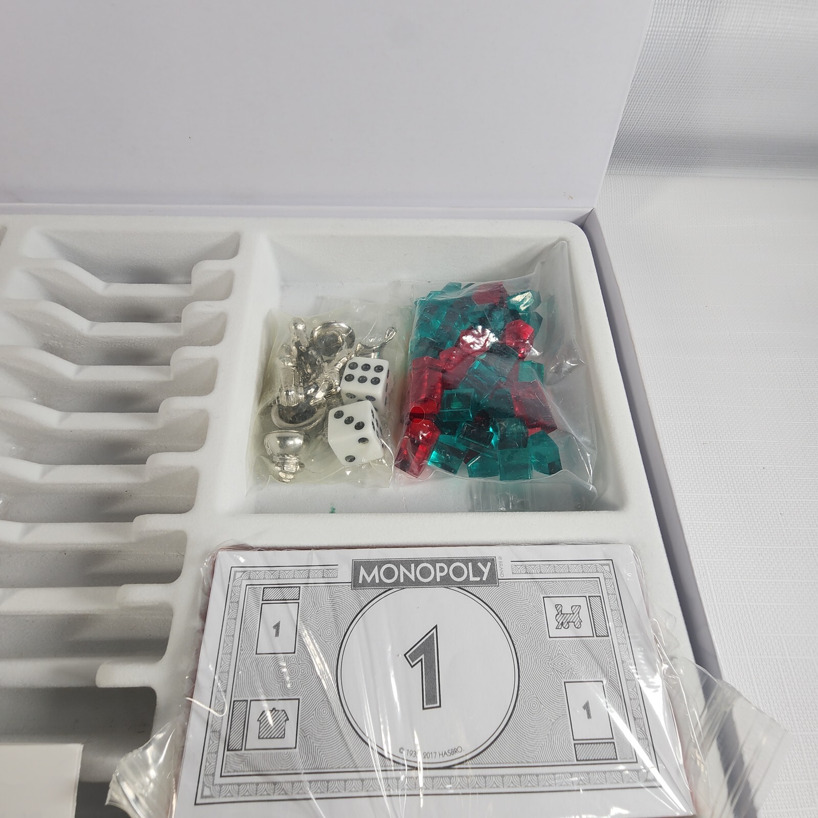 MONOPOLY Tempered Glass Edition W.S. Game Co 2018 COMPLETE