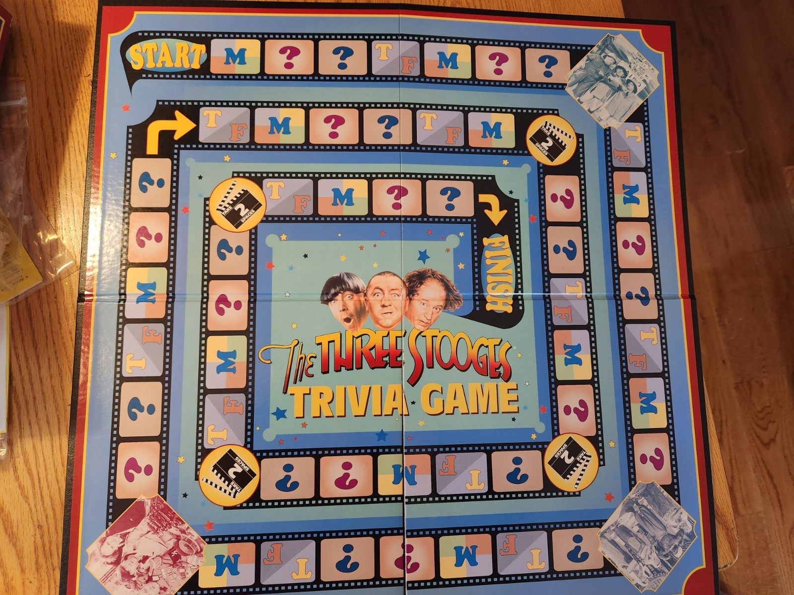 The Official Three Stooges Trivia Game 2000 By Talicor Mo Larry Curly Nyuk Nyuk