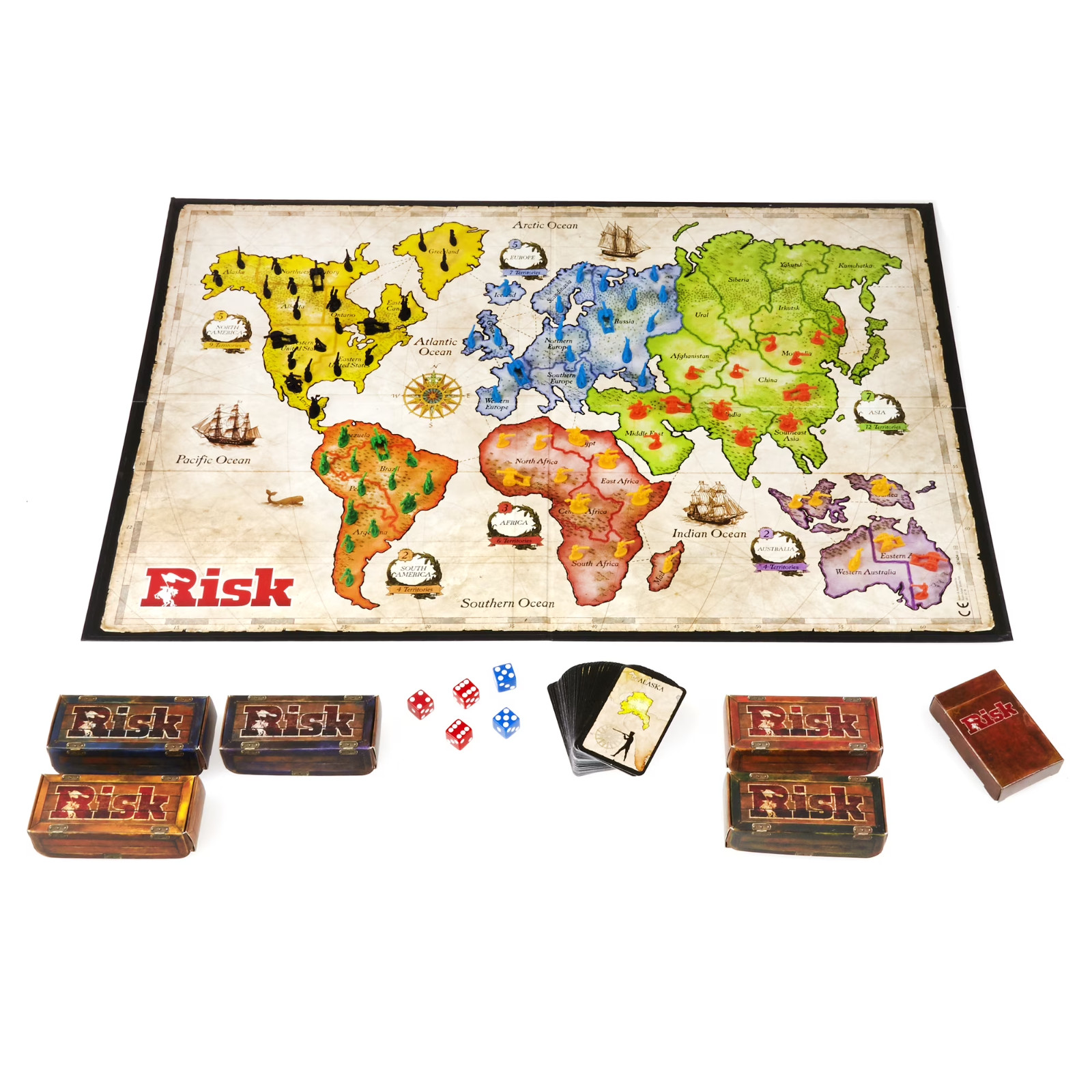 Risk Strategy Board Game for Family & Adults Ages 10+