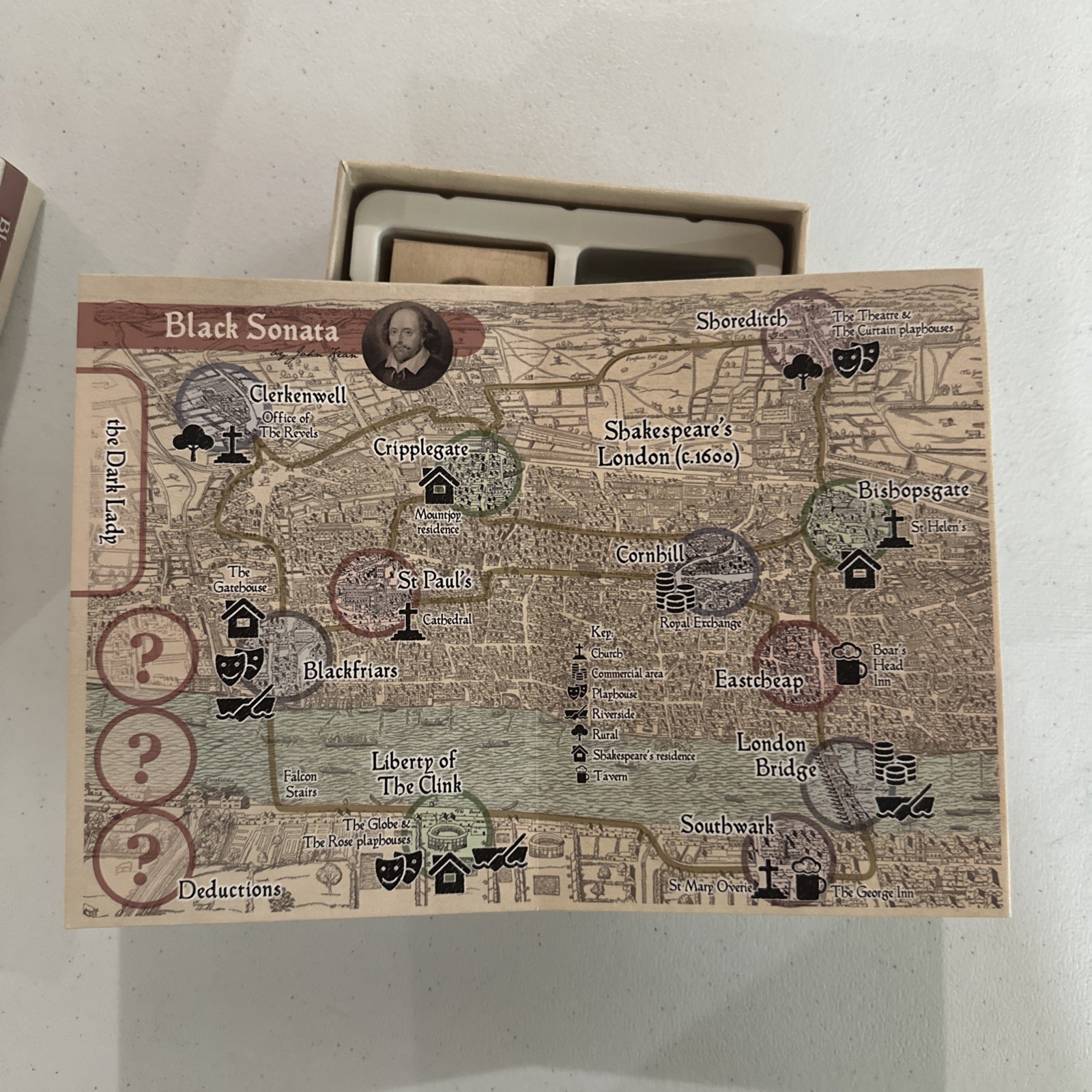 Side Room Board Game Black Sonata Box EX/NM