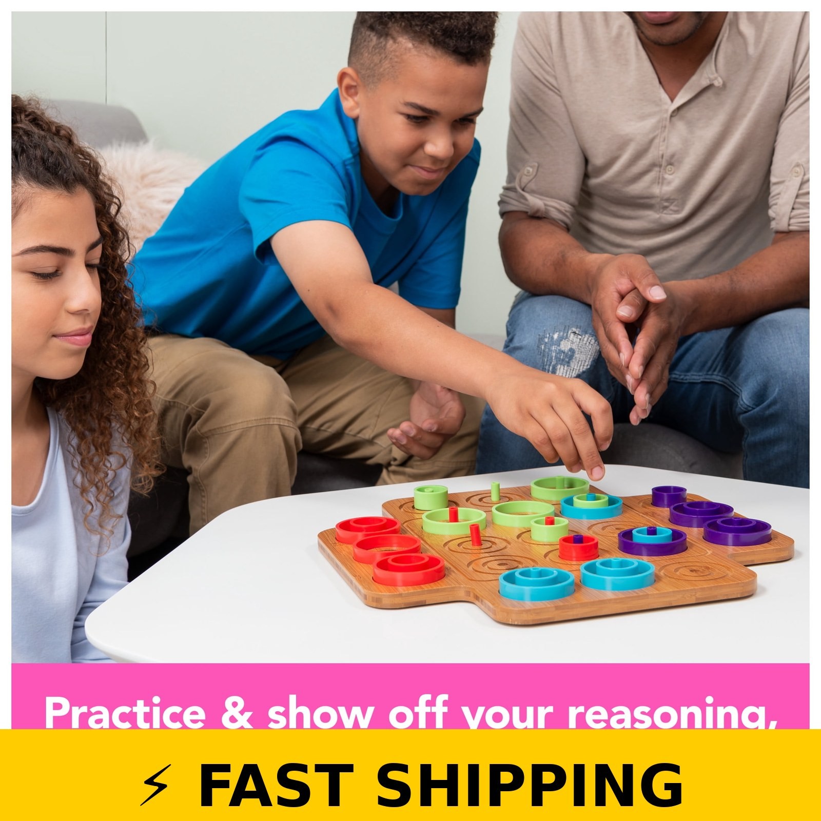 Otrio Board Game by Spin Master – Strategy Game for Ages 8 & Up