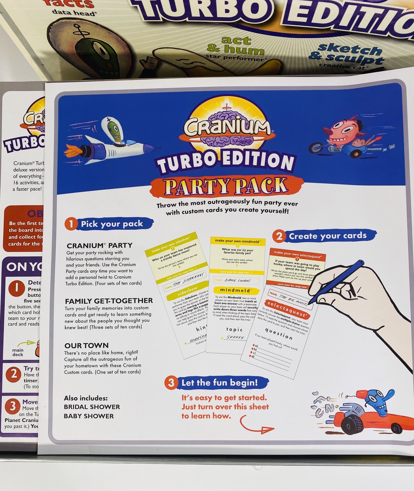Cranium Turbo Edition Interactive Adult Teen Party Pack Board Game Night