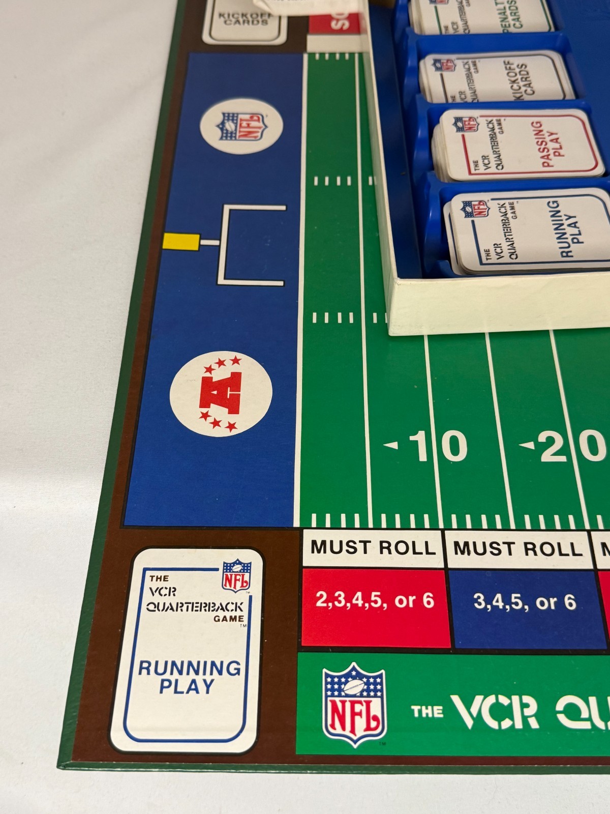 VTG 1986 NFL The VCR Quarterback Board Game VHS Football **Free Shipping**