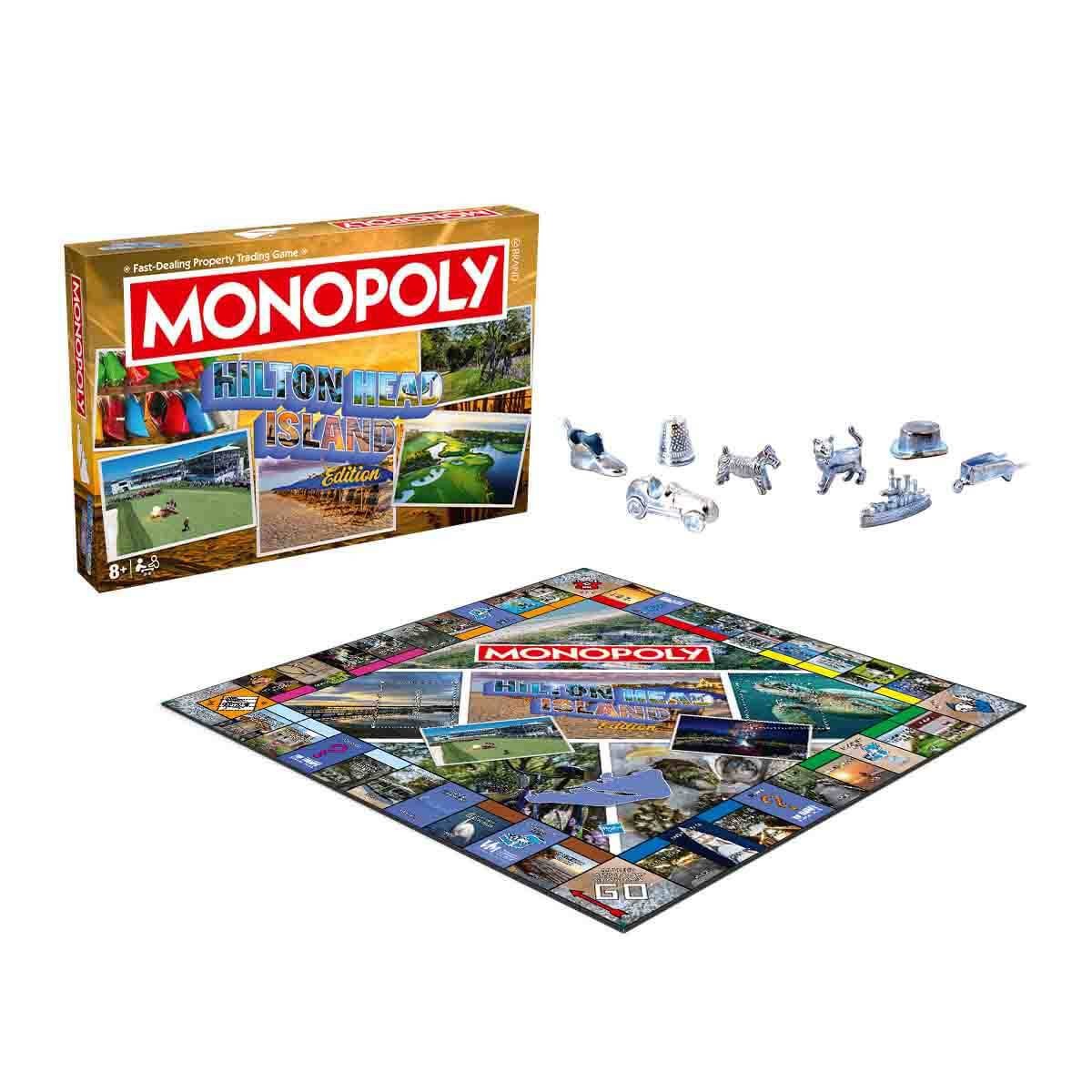 Hilton Head SC Monopoly Board Game – Coastal Edition, Family Game Night, Ages 8+