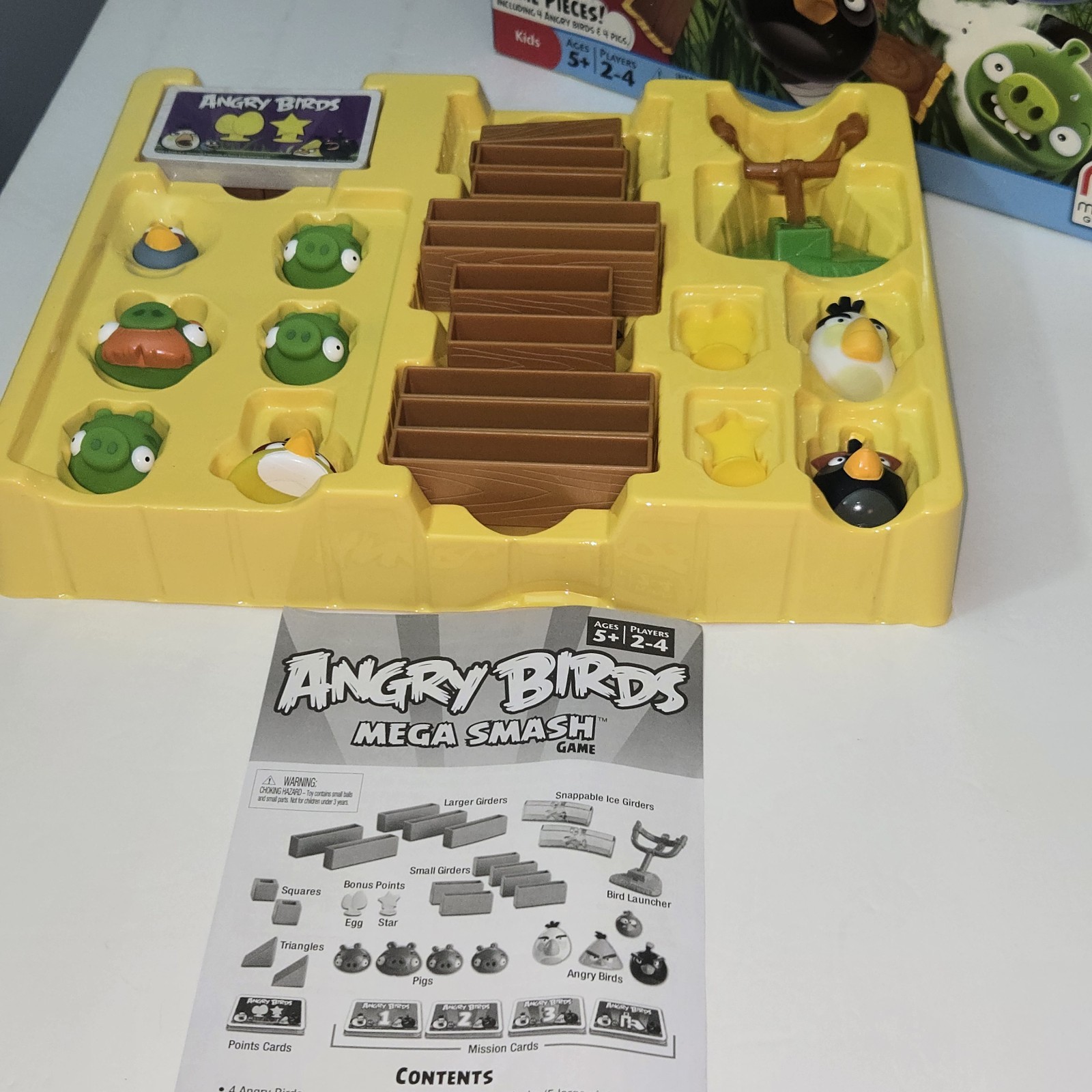 Angry Birds Mega Smash Game Mattel Toys R Us Exclusive Rare New Open Box