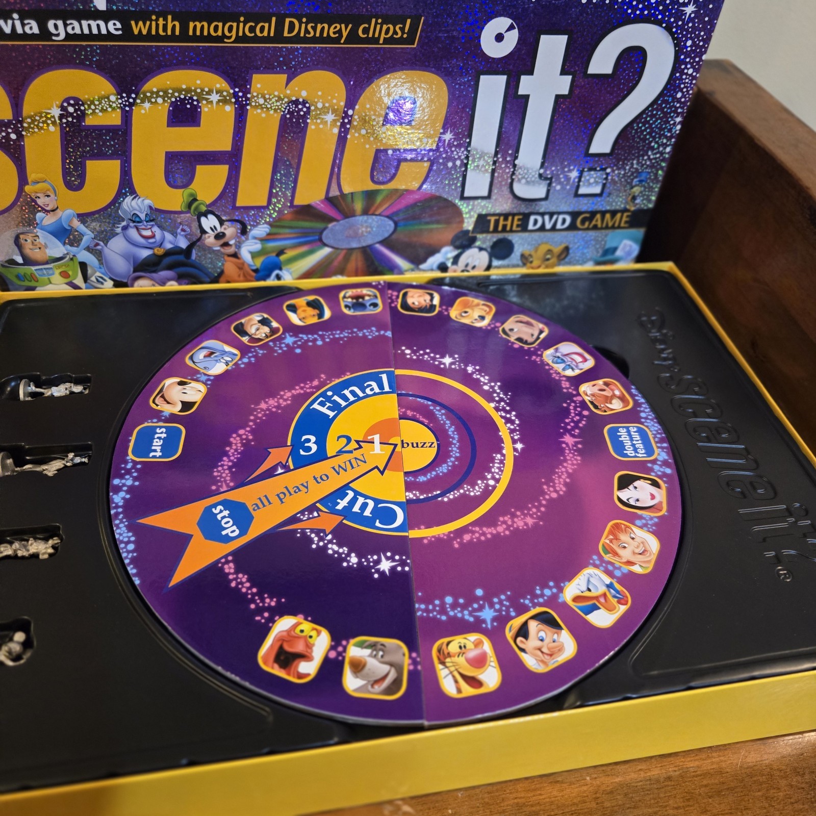 Disney Scene It DVD Game COMPLETE ScreenLife 2004 Pixar Movies Trivia