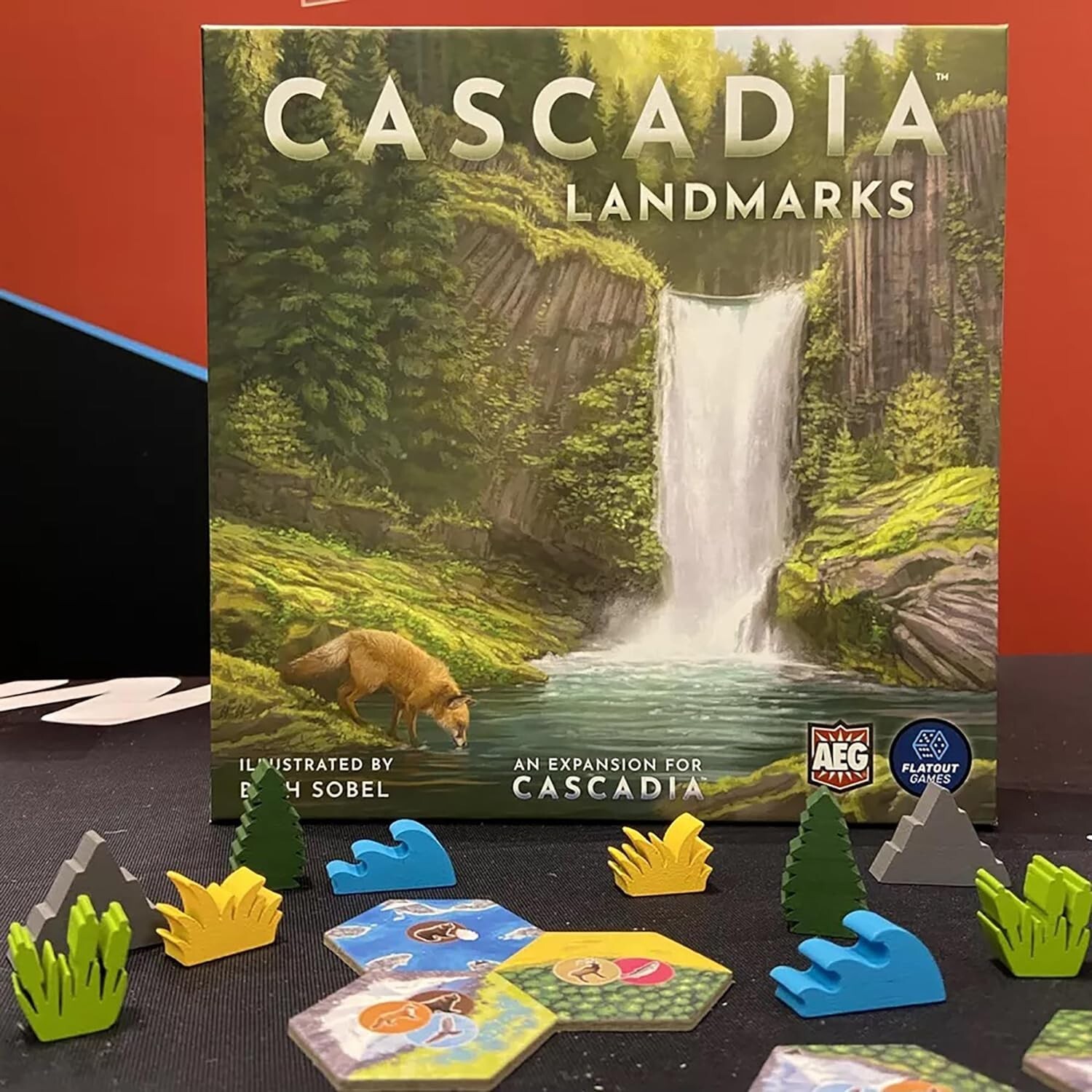 Landmarks Expansion Cascadia Board Game Alderac Flatout AEG 1034 Family Puzzle