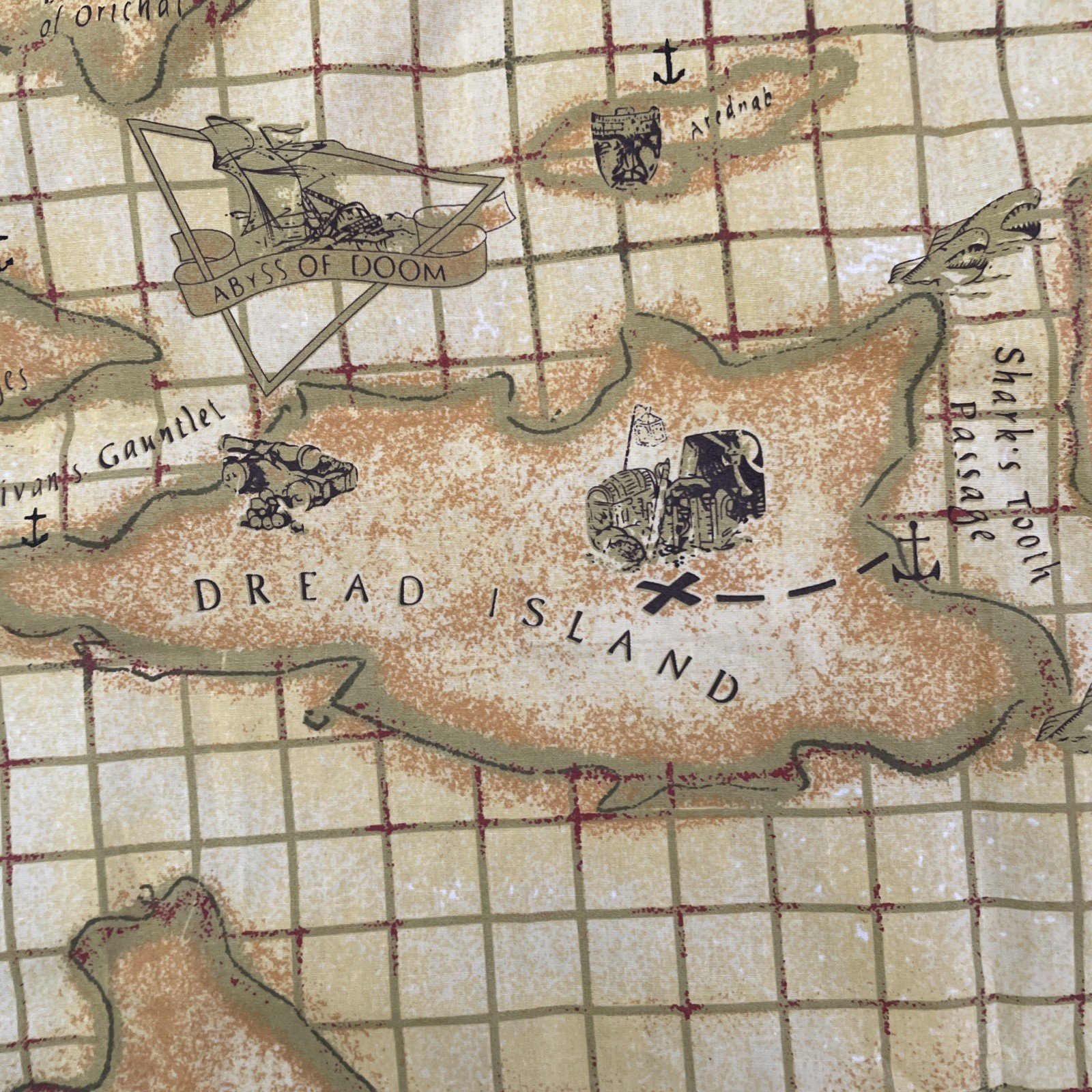 Dread Pirate Front Porch Classics Replacement Part – Cloth Map Playing Board