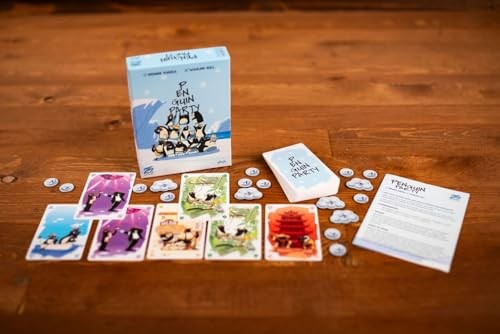 Penguin Pyramid Card Game Fun for Family Fast Paced Strategy Game for All Ages