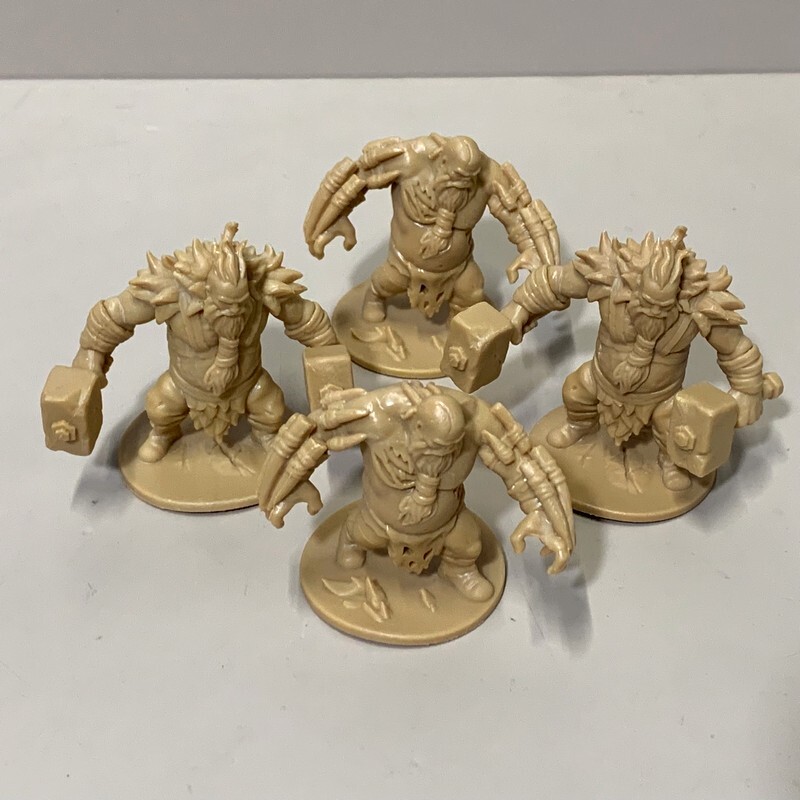 4x Draugr Eldthurs Monster Creatures Northgard Uncharted Lands Board Game Minis