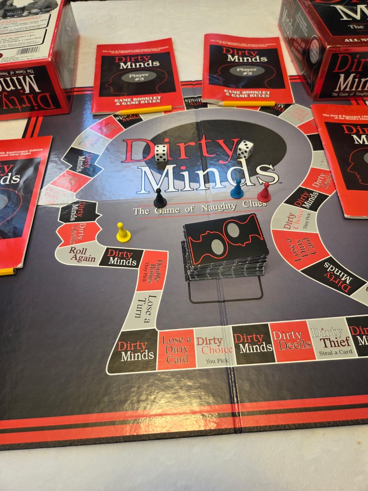 TDC Games Dirty Minds Adult Board Game 15th Anniversary Edition 17+ 2+ 2005