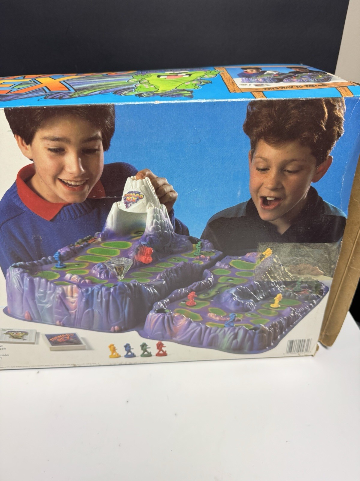 Vintage 1991 Tornado Rex Board Game With Original Box Parker Brothers READ DESCR