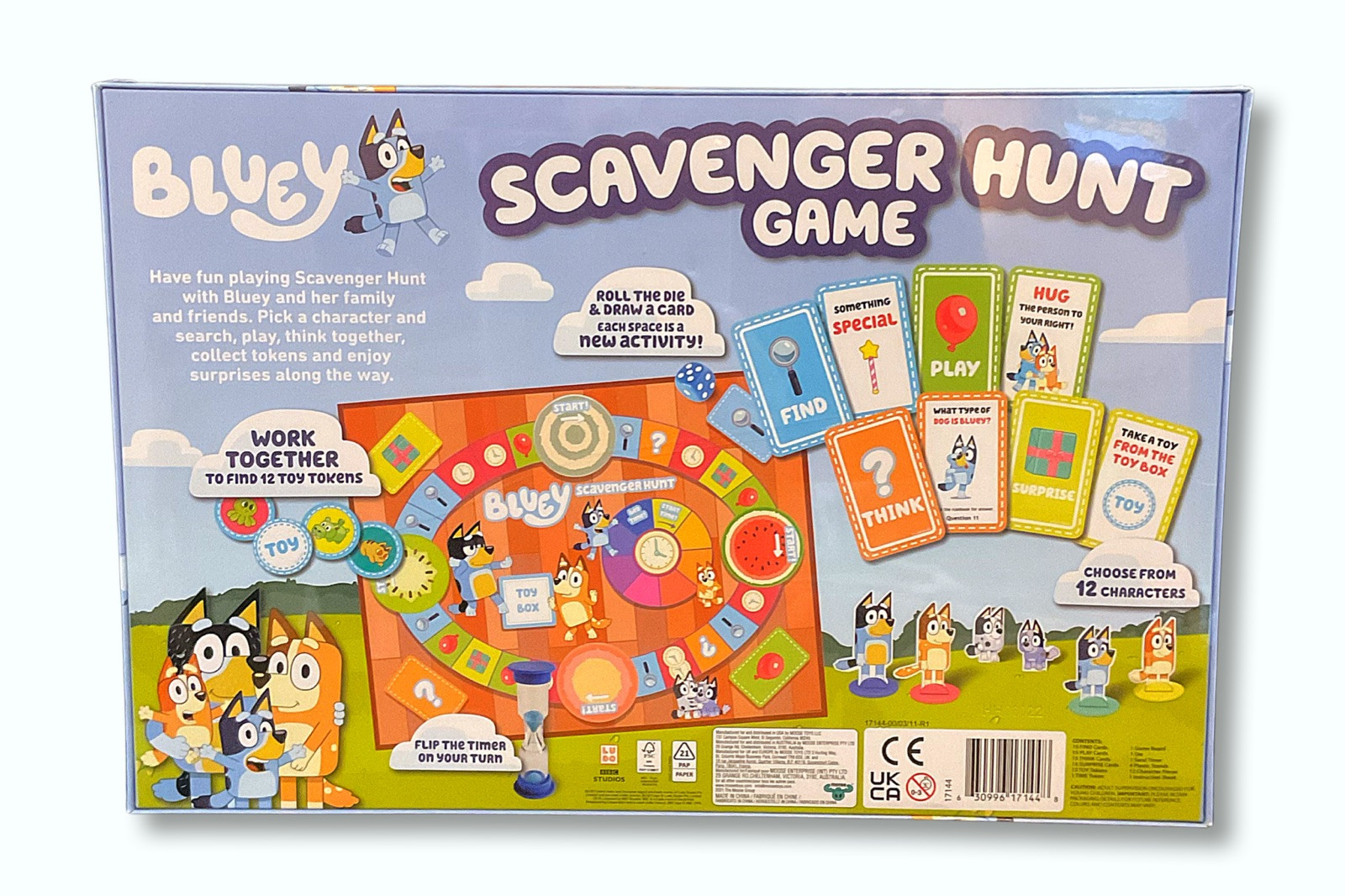 Bluey Scavenger Hunt Board Game Ages 3+ – NEW / SEALED