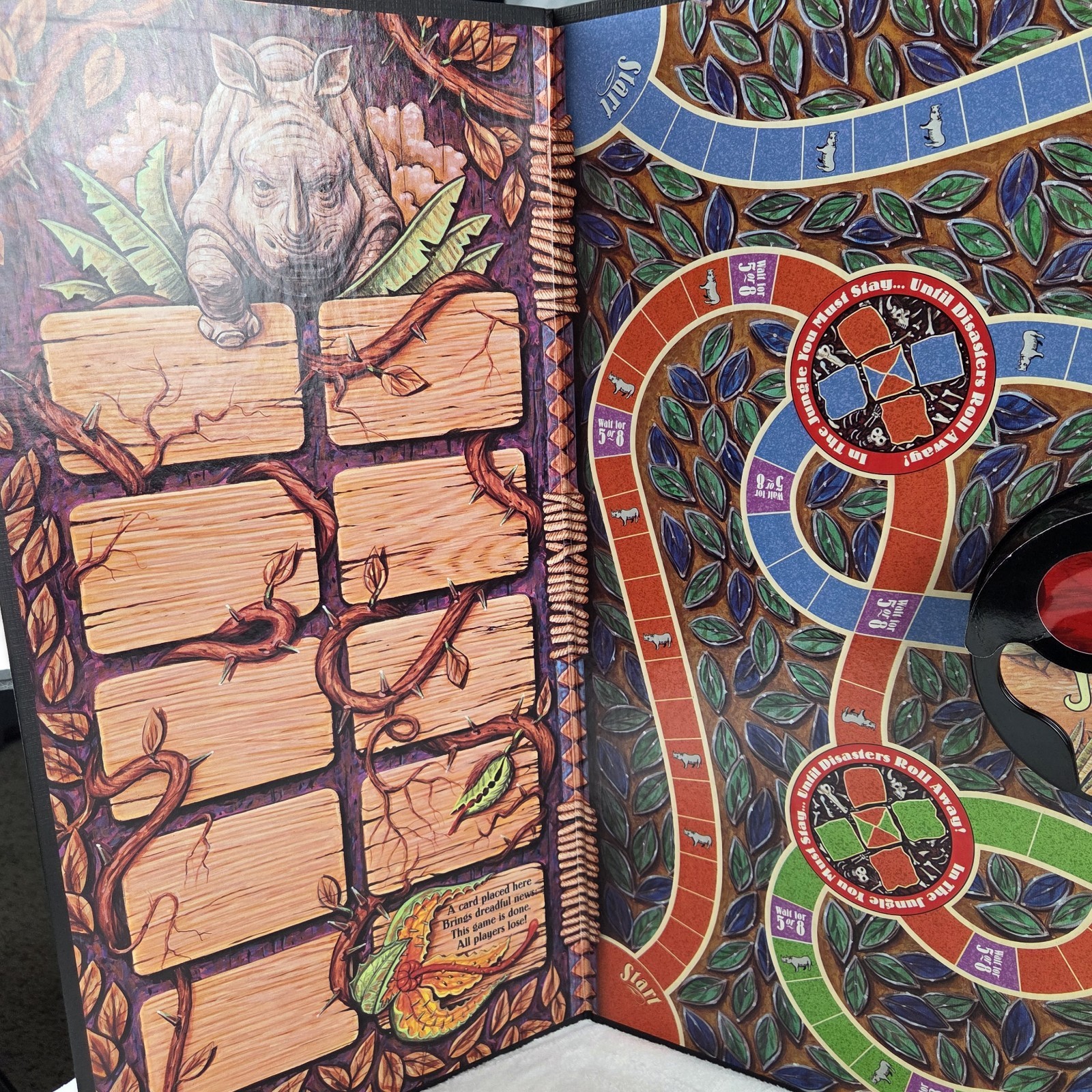 Vintage 1995 Jumanji Board Game Milton Bradley Complete! Nice Condition