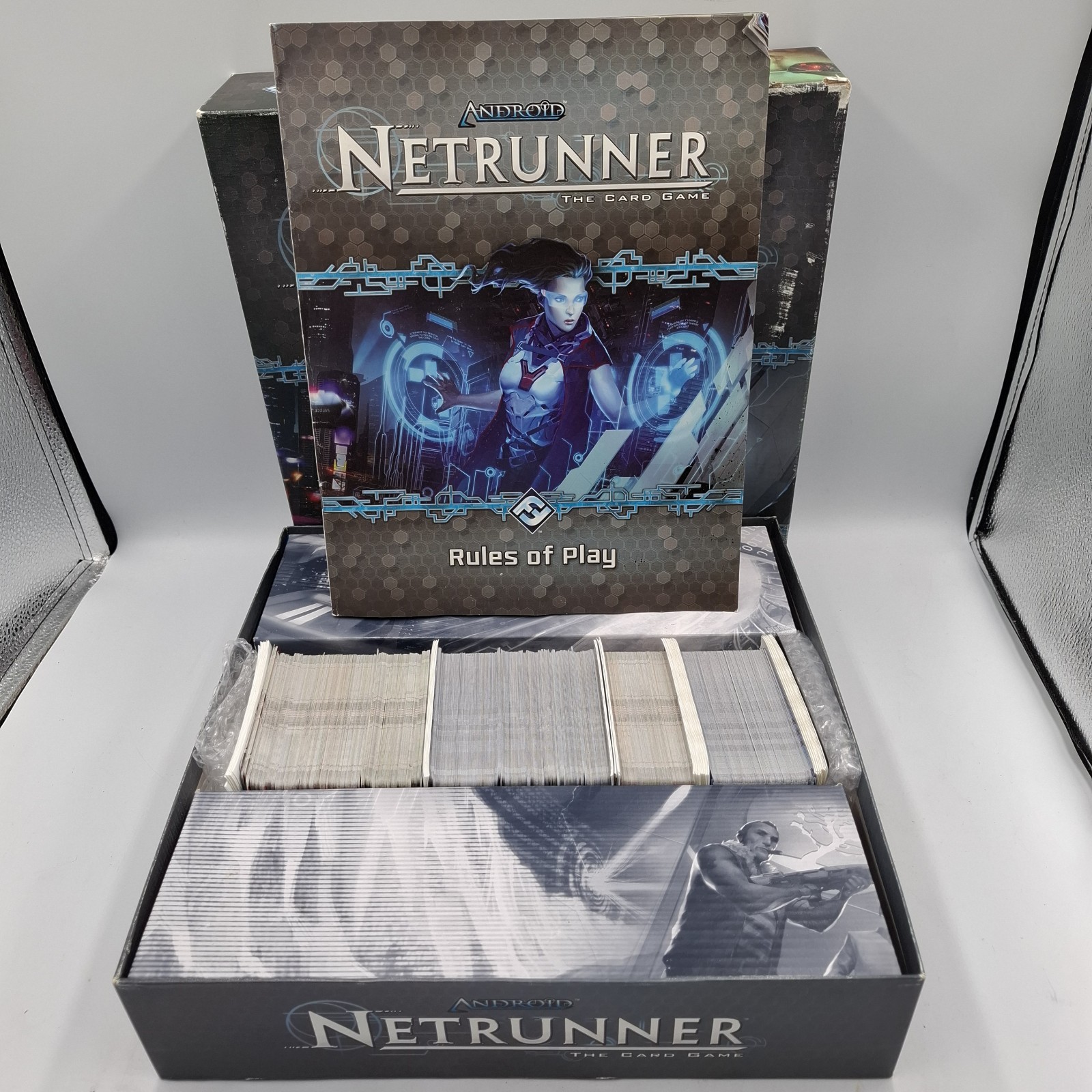 Android Netrunner Card Game Base Set 2012 Plus Expansion Cards INCOMPLETE