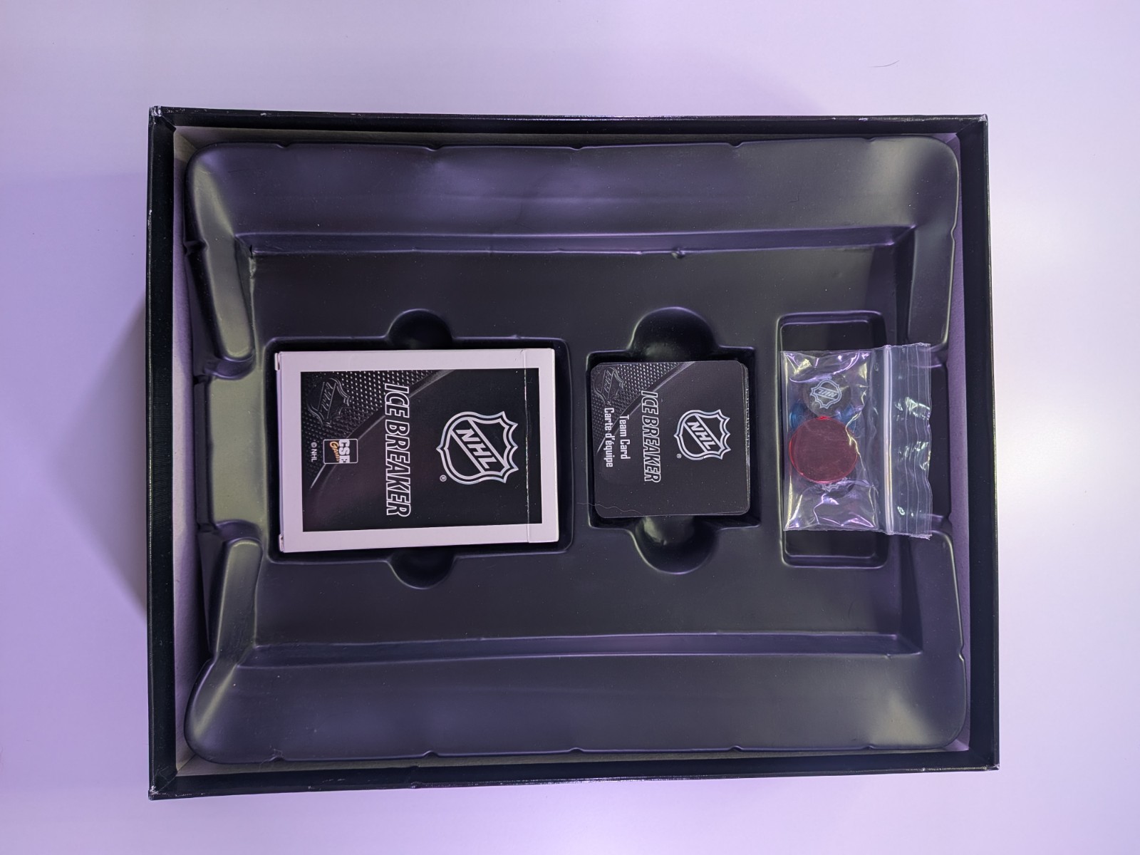 CSE Games NHL Ice Breaker Card Hockey Game Award Winner Complete CIB