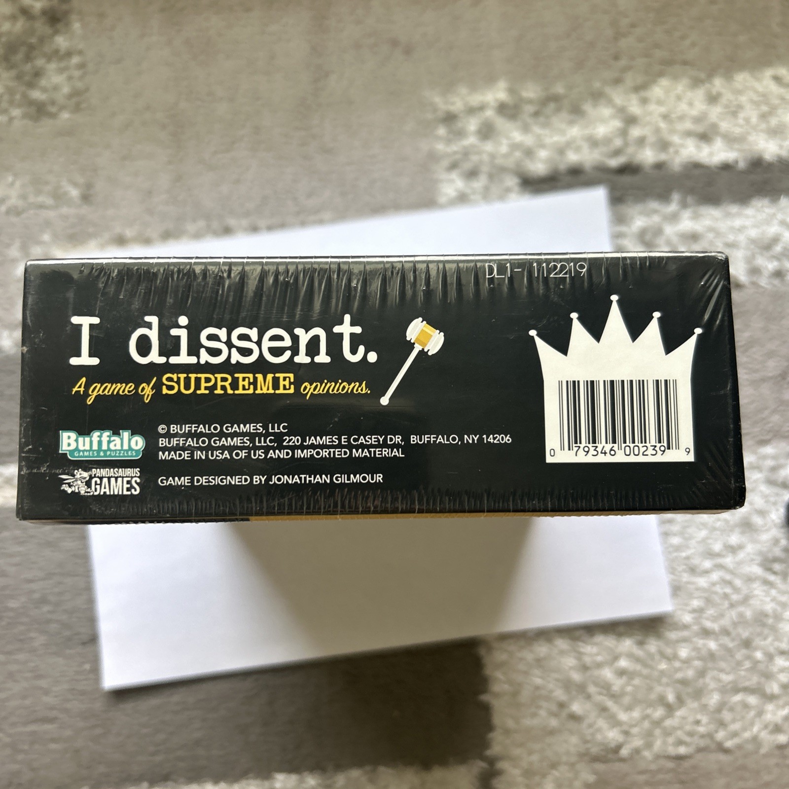 I Dissent Board Game A Game of Supreme Opinions Ruth Bader Ginsberg RBG Court