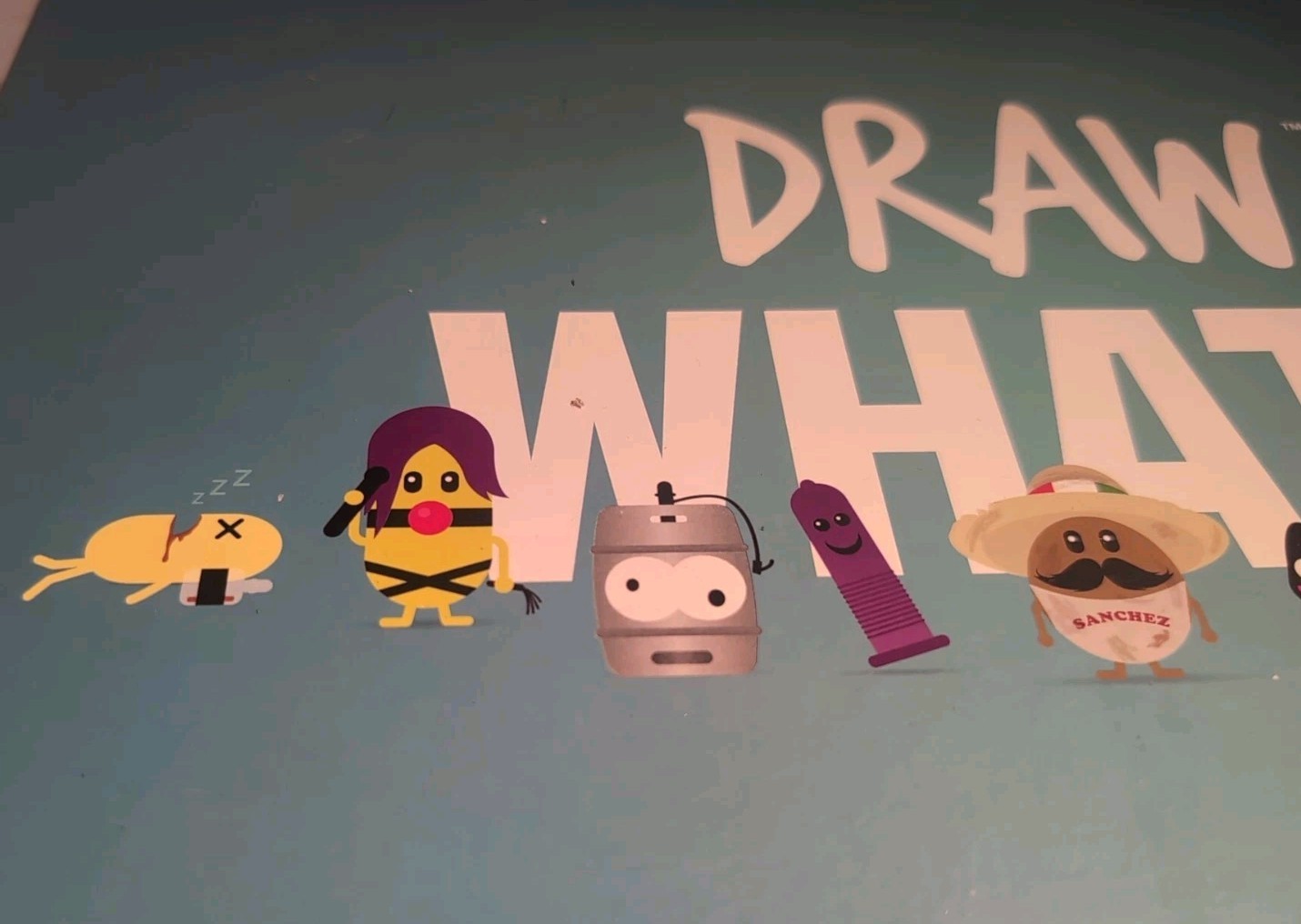 Draw What?! Adult Party Board Game ADULT CONTENT Humor RARE 2015 COMPLETE
