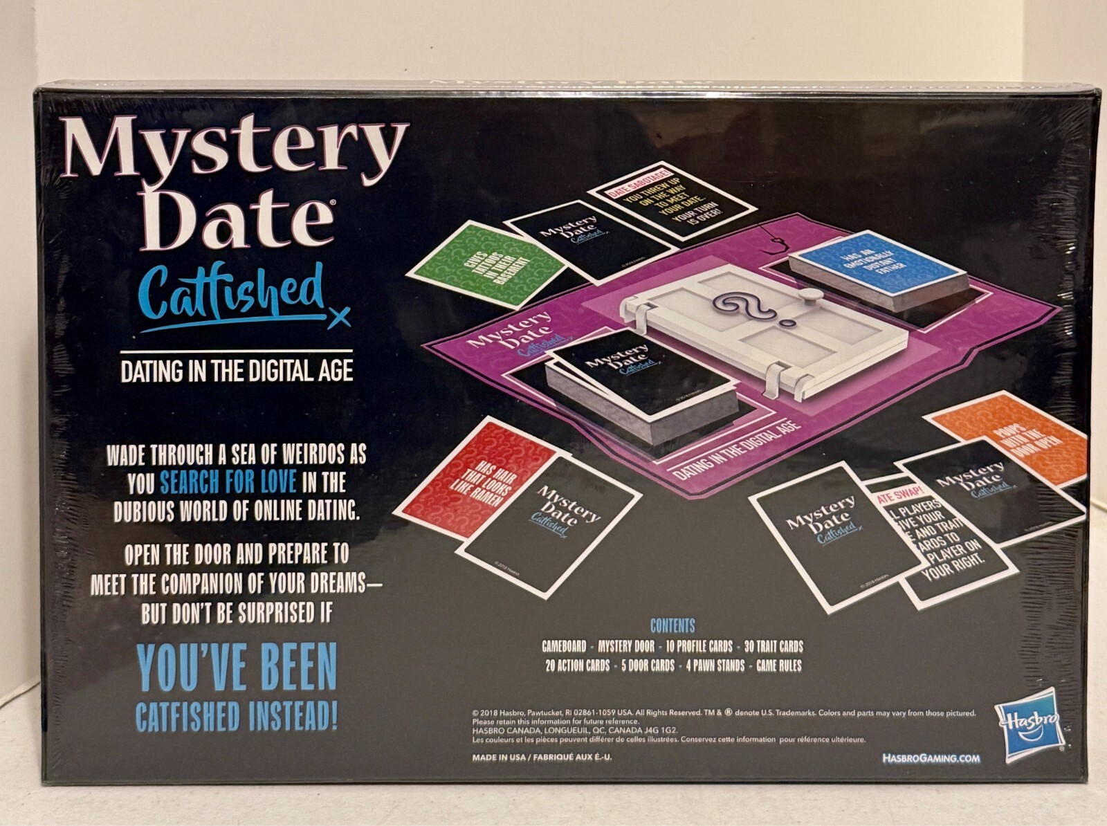 Catfished Dating MYSTERY DATE In The Digital Age Hasbro Board Game NEW SEALED