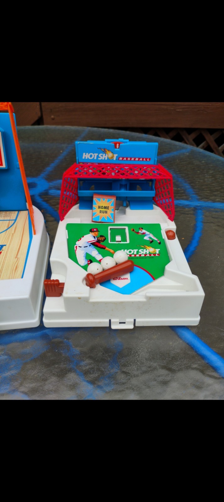 Vintage 1990s Hot Shot Basketball And Baseball