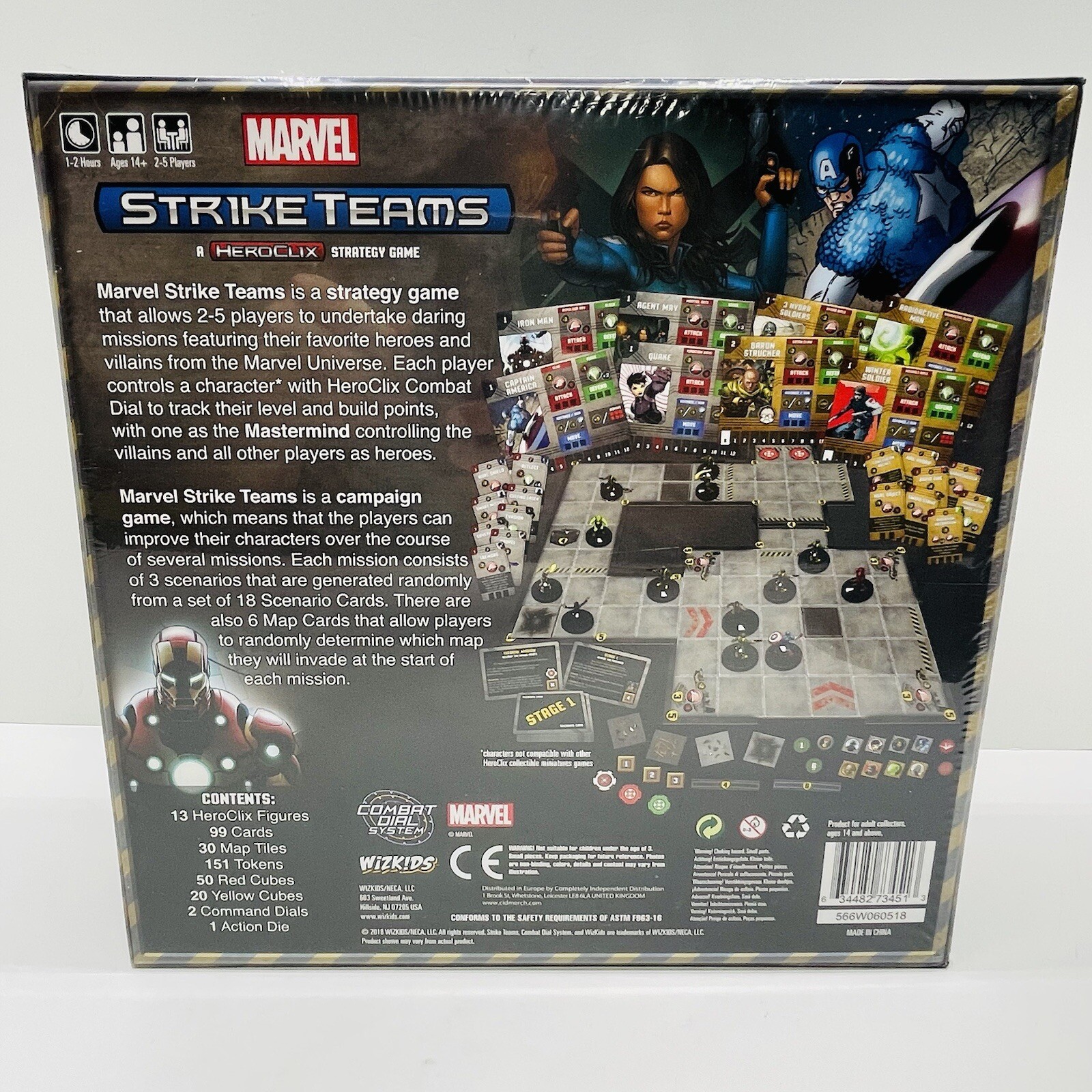 Marvel STRIKE TEAMS a HEROCLIX Strategy Game by Wizkids NECA 2018 – BRAND NEW