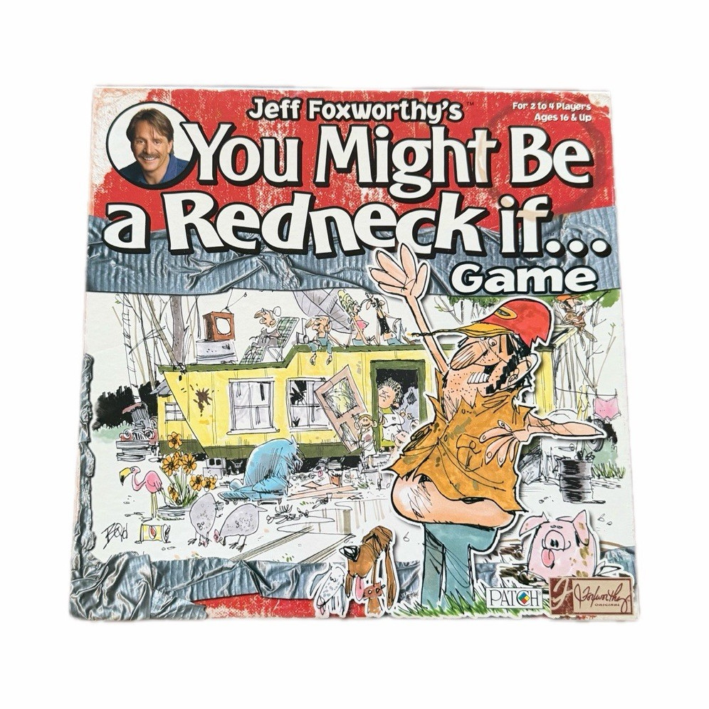 Patch Products Jeff Foxworthy You Might Be a Redneck Board Game 2000 MPN 7410