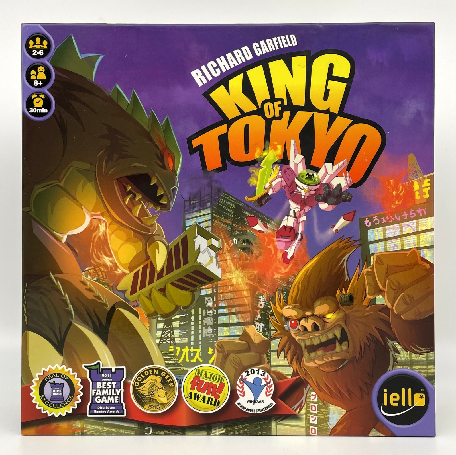 King of Tokyo Board Game 2015 Iello – Richard Garfield – COMPLETE