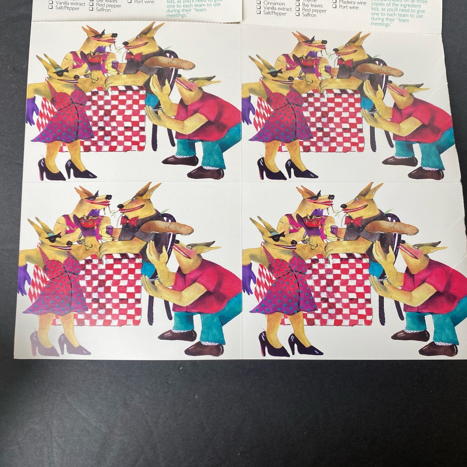 Stir Crazy! Italian The Sane Way to Entertain Dinner Party Game 1996 Retired