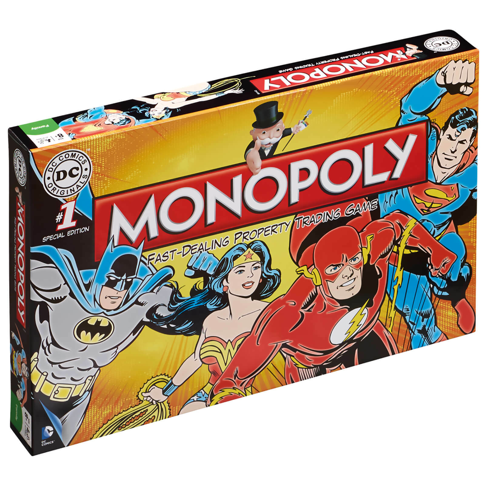 NEW IN BOX DC Comics Originals Edition Monopoly Board Game – 8 years plus