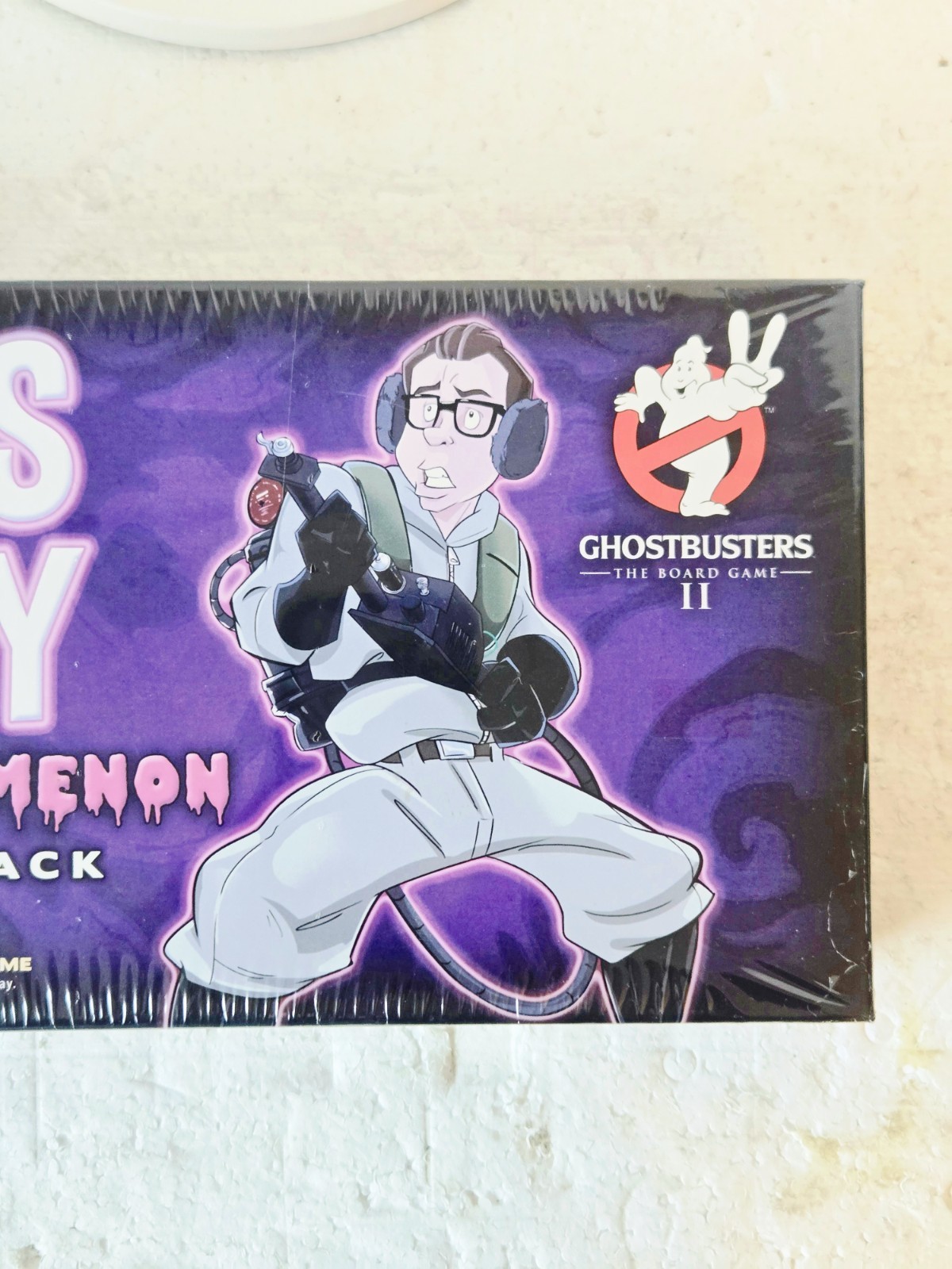 GHOSTBUSTERS BOARD GAME EXPANSION PACK LOUIS TULLY PLAZM PHENOMENON SEALED 2017