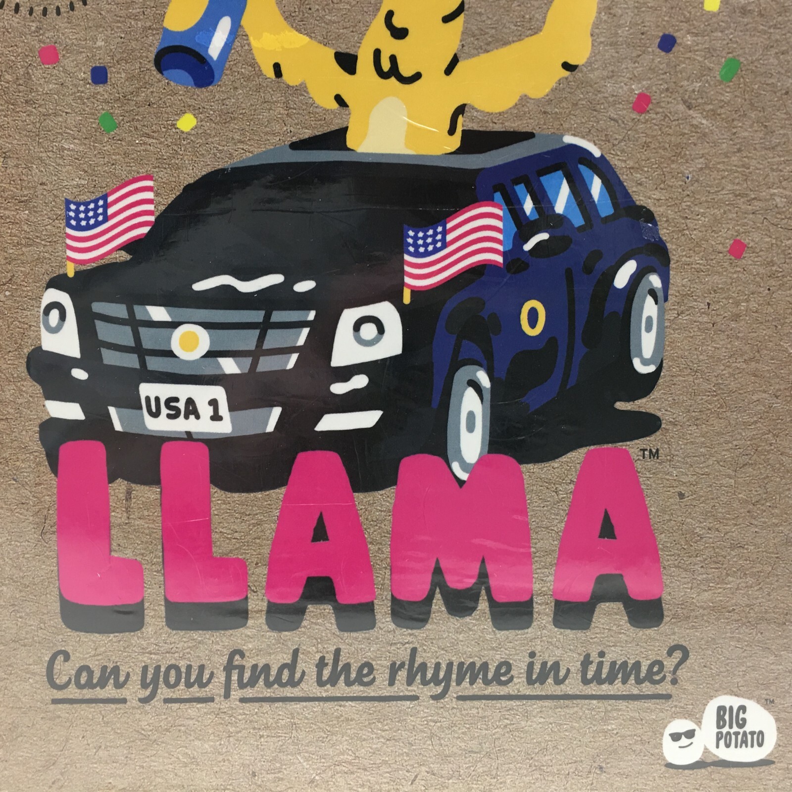 OBAMA LLAMA Celebrity Rhyming Charades Family Party Game Ages 14+ Fun Humor NEW!