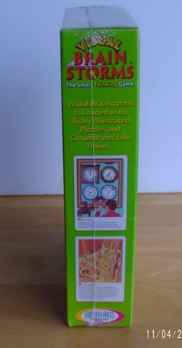 Visual Brain Storms The Smart Thinking Game by Binary Arts #6550 Ages 11 and Up