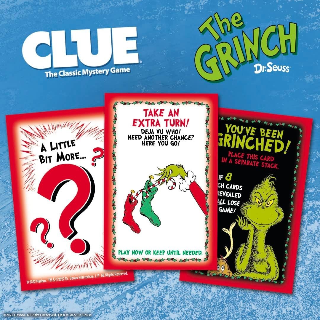 Discover Who Stole Christmas with CLUE: The Grinch Game – 60 Minutes of Fun