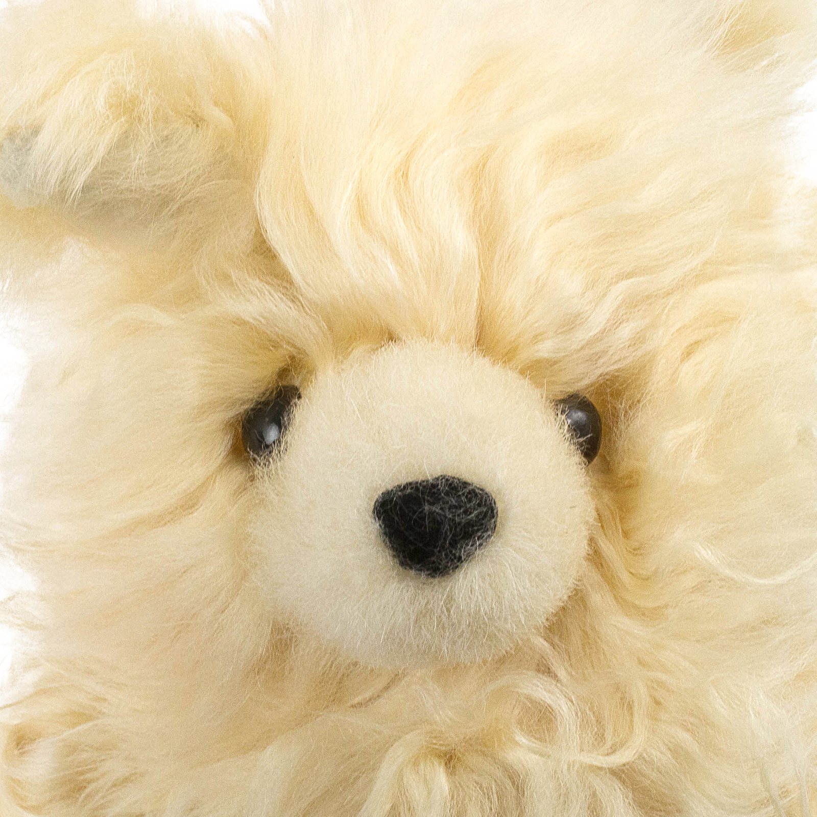 NWT ALPACA TG LONG HAIR BUNNIES BEIGE STUFFED ANIMAL TOY SIZE OS $50