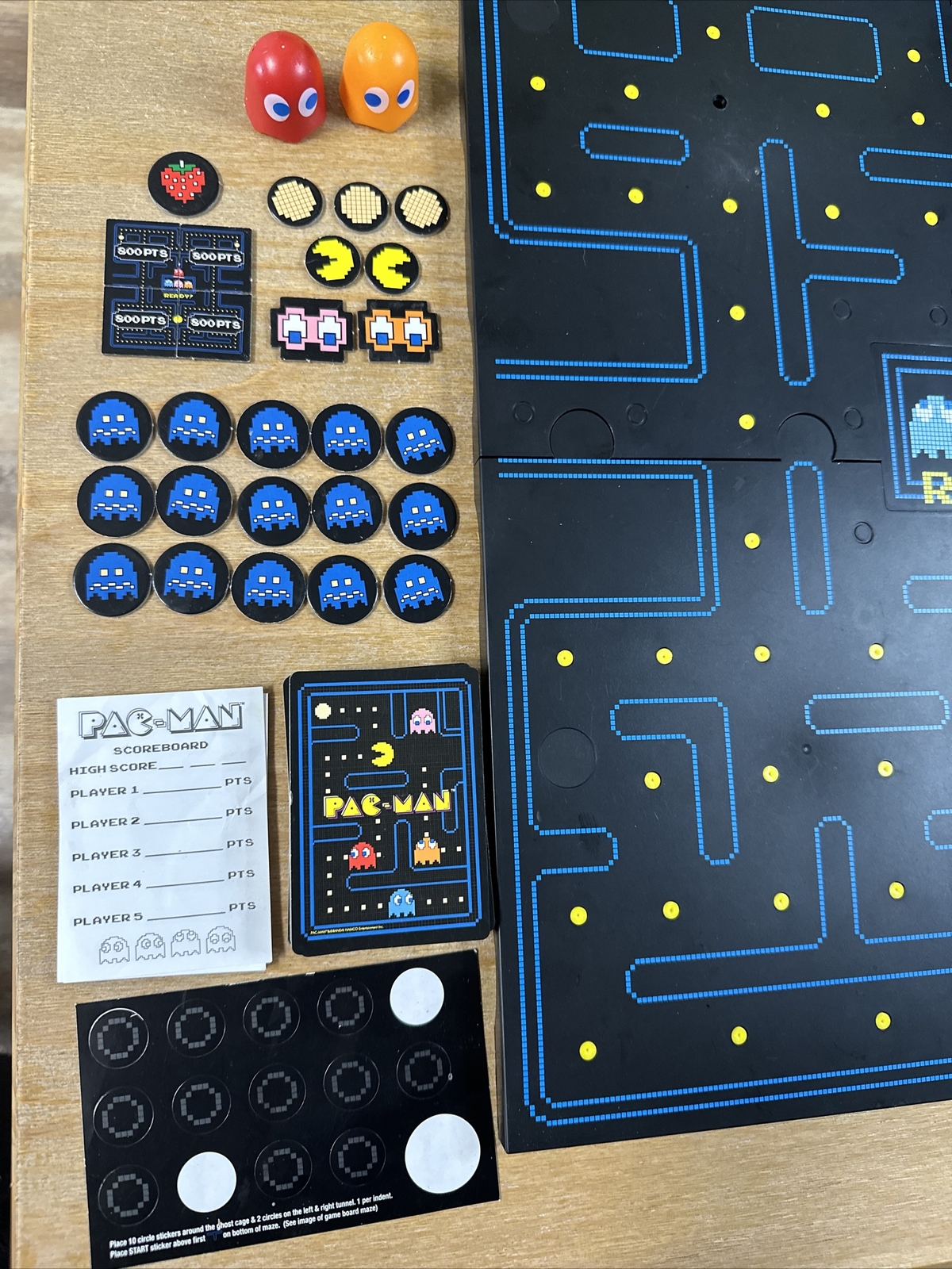 PAC-MAN The Board Game – BUFFALO GAMES Bandai Namco FOR PARTS