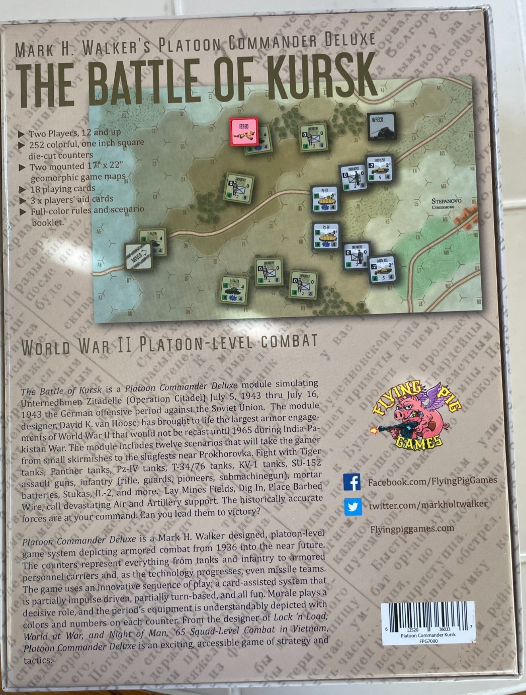 Battle of Kursk: Platoon Commander Deluxe -Flying Pig Games – ~ 50% unpunched