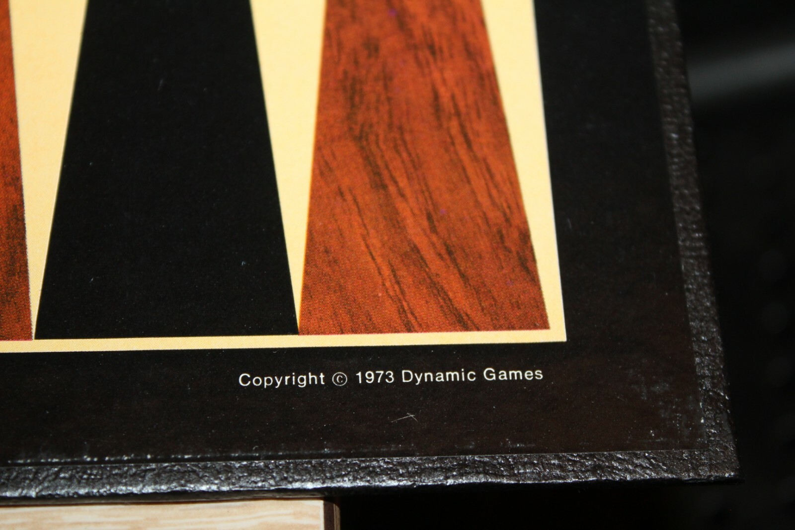 Vintage 1973 REISS Backgammon Game #751 Wood Chips Complete In Box