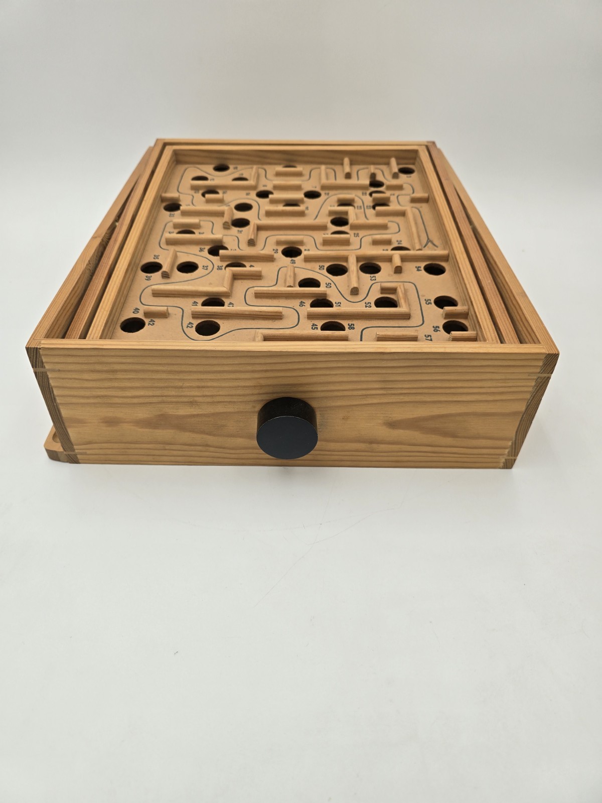 Vintage BRIO Labyrinth Wood Maze Game in Original Box – 1950s – #18376 – SWEDEN