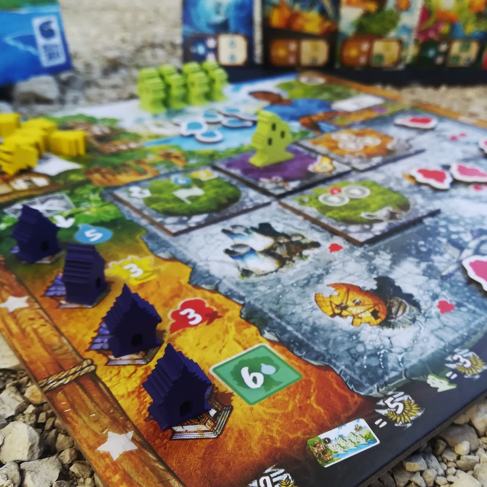 Tribes of The Wind | Strategy Game | Ages 14+ | 2 to 5 Players | 60 Minutes