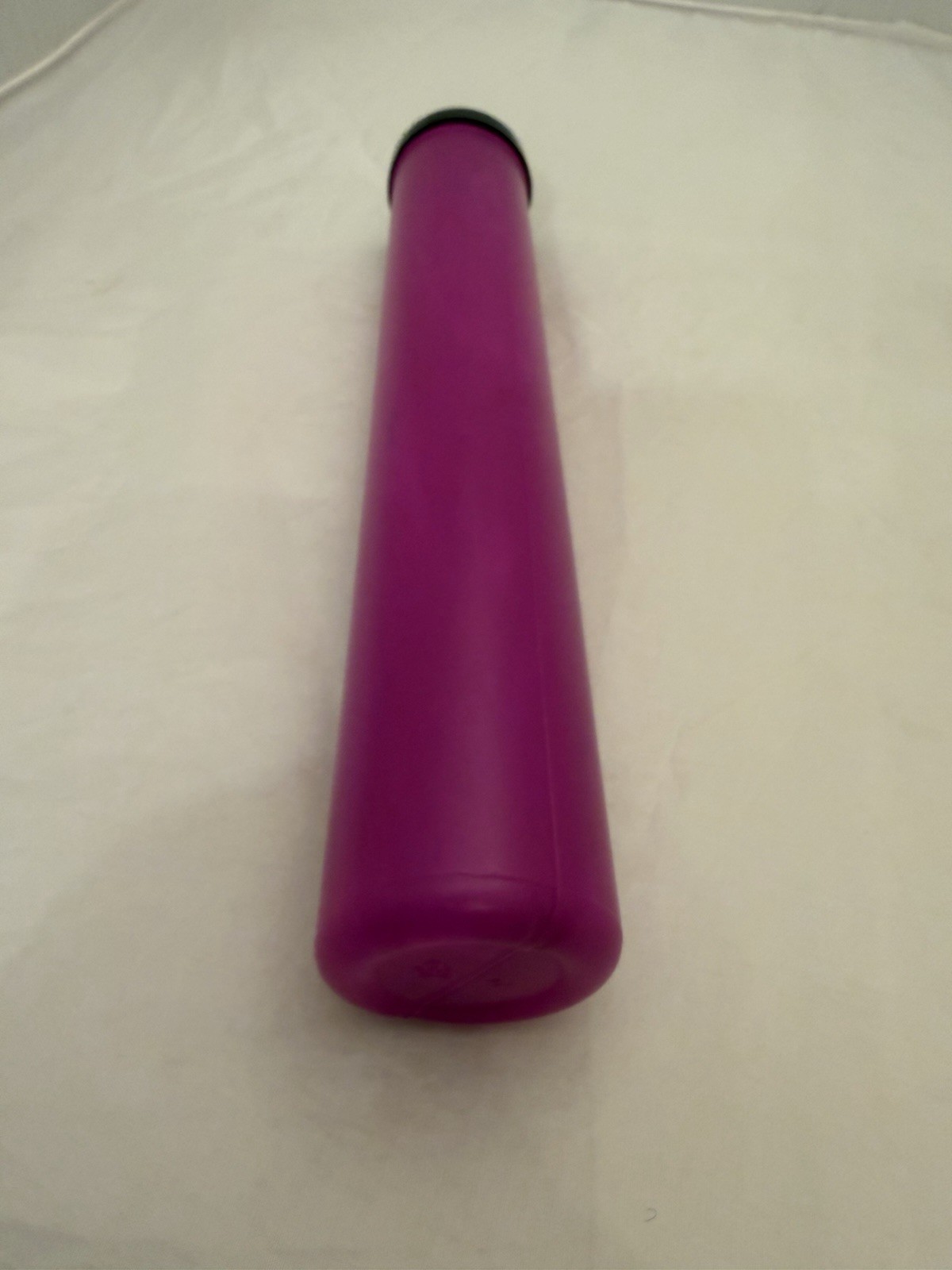 Vintage 12” Pink Pog Tube with Screw on Lid Holds Approx 200 Pogs Pink New