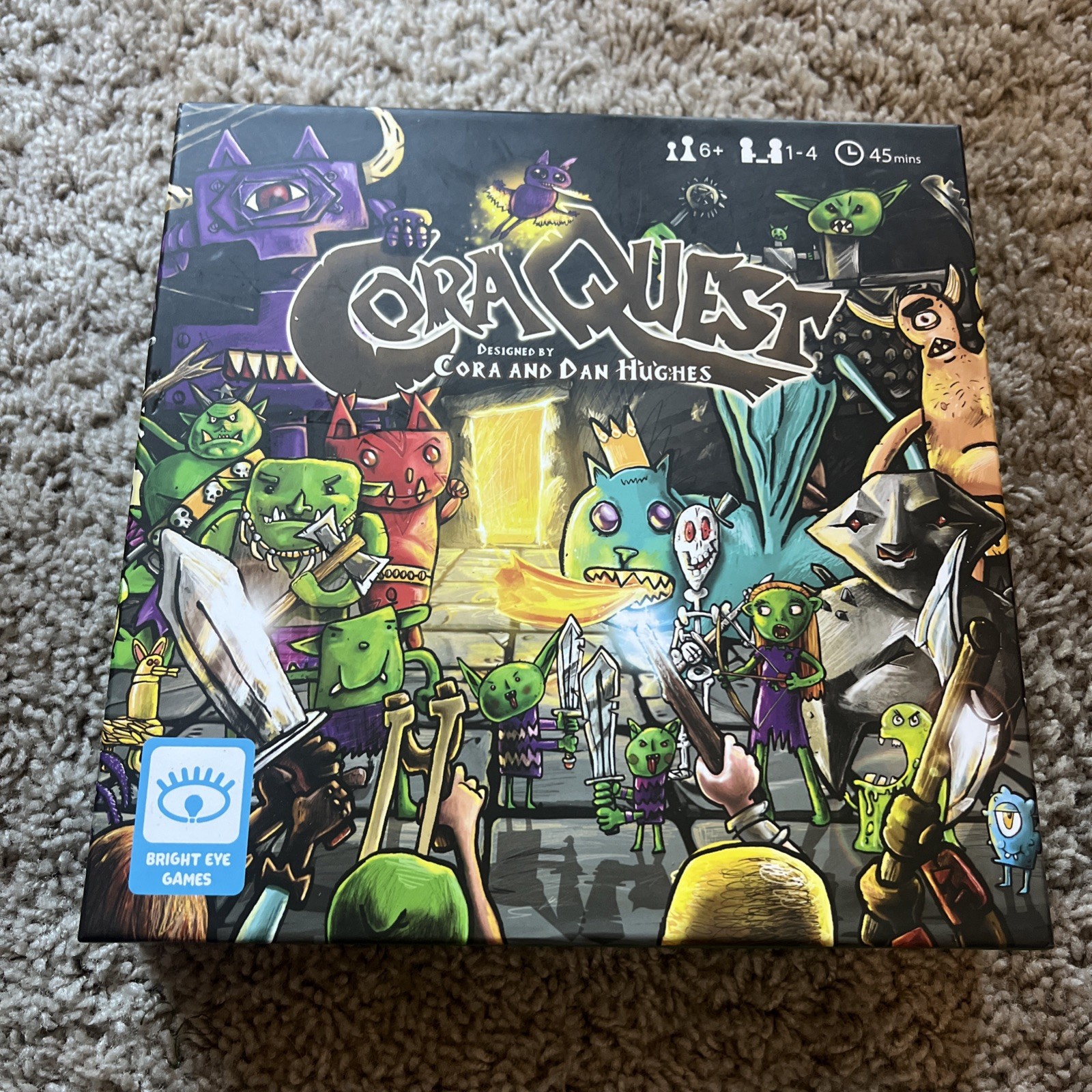 CoraQuest Board Game Kickstarter Edition Dungeon Explorer 1-4 Players