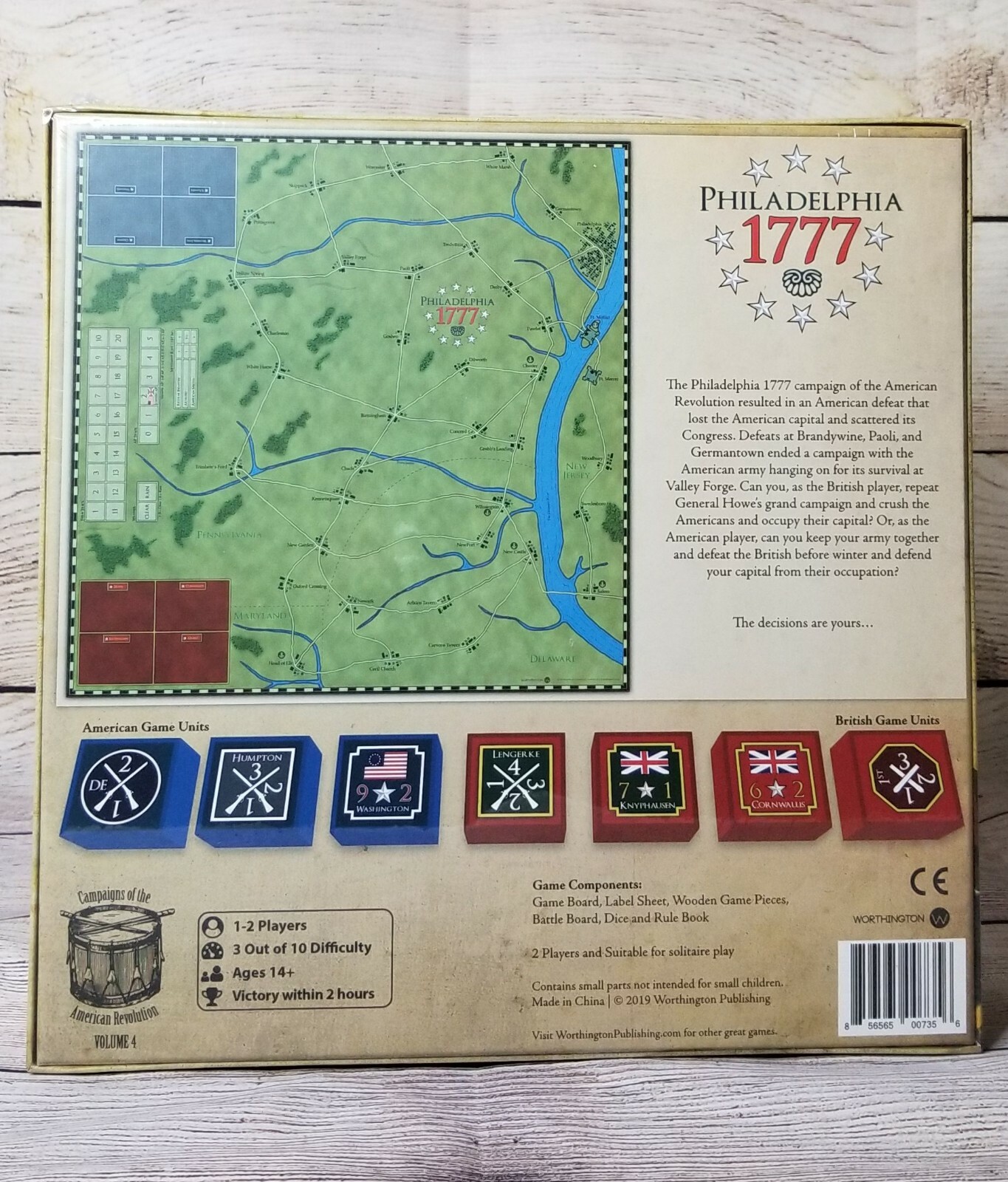 Philadelphia 1777 by Worthington SEALED