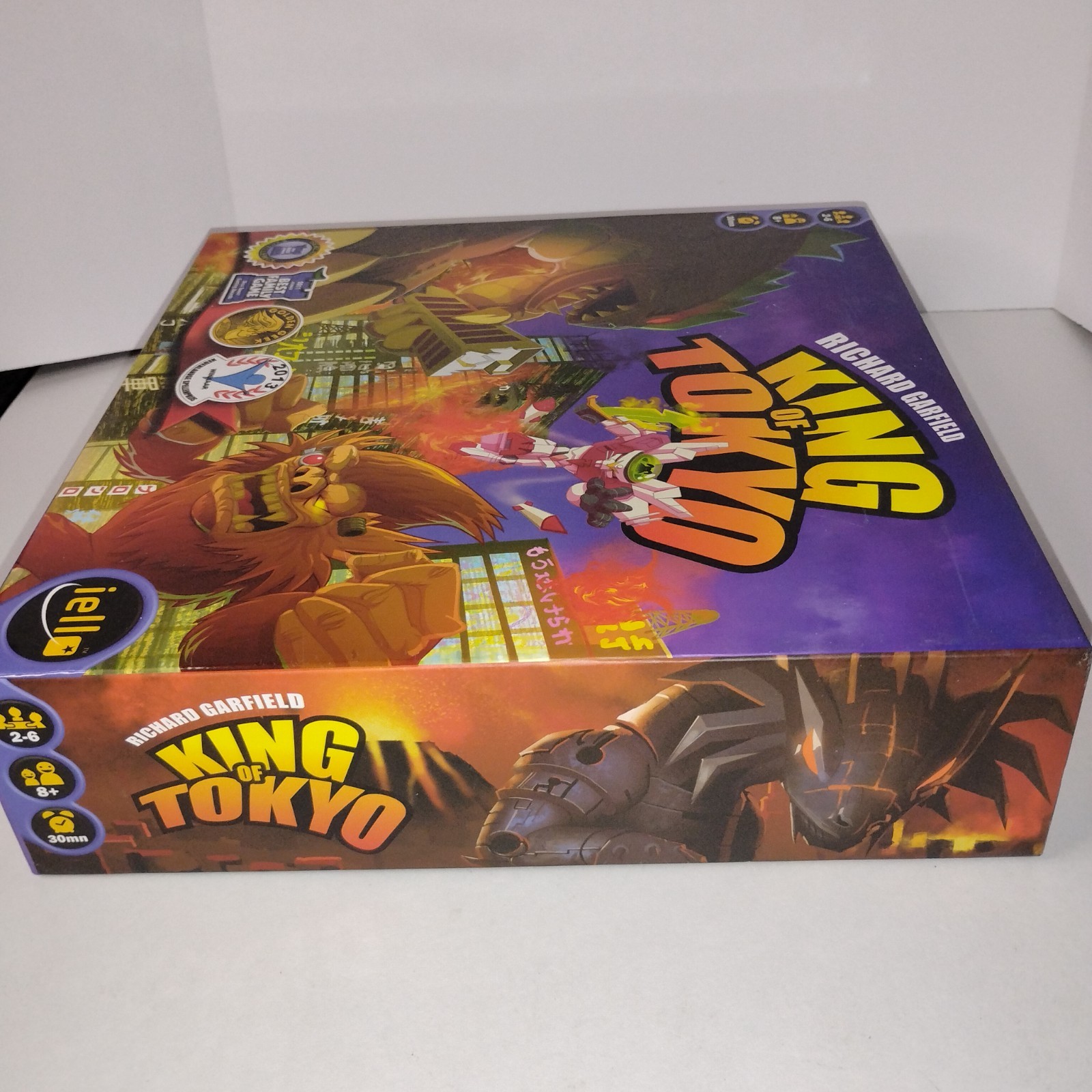 King of Tokyo Board Game IELLO Richard Garfield 2014 COMPLETE Open Box