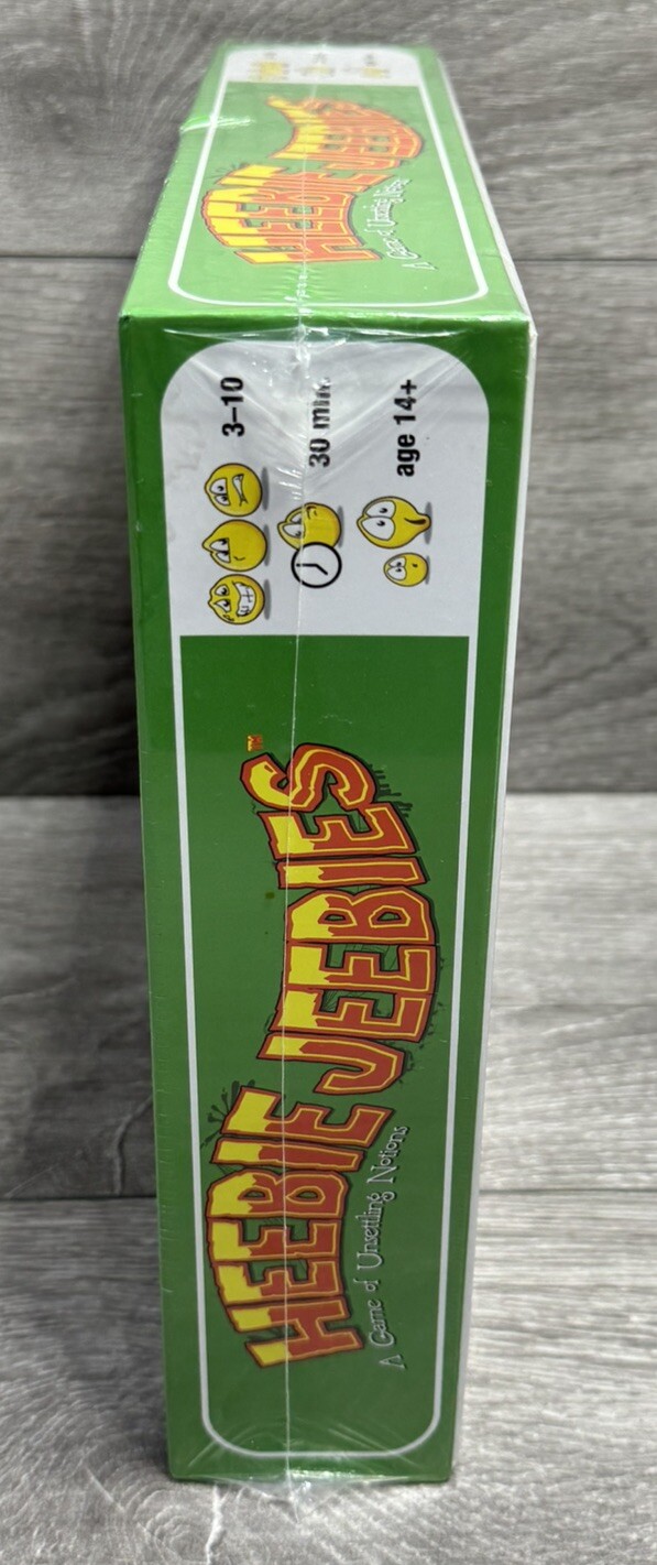 Heebie Jeebies A Game Of Unsettling Notions Ages 14 And Up Board Game