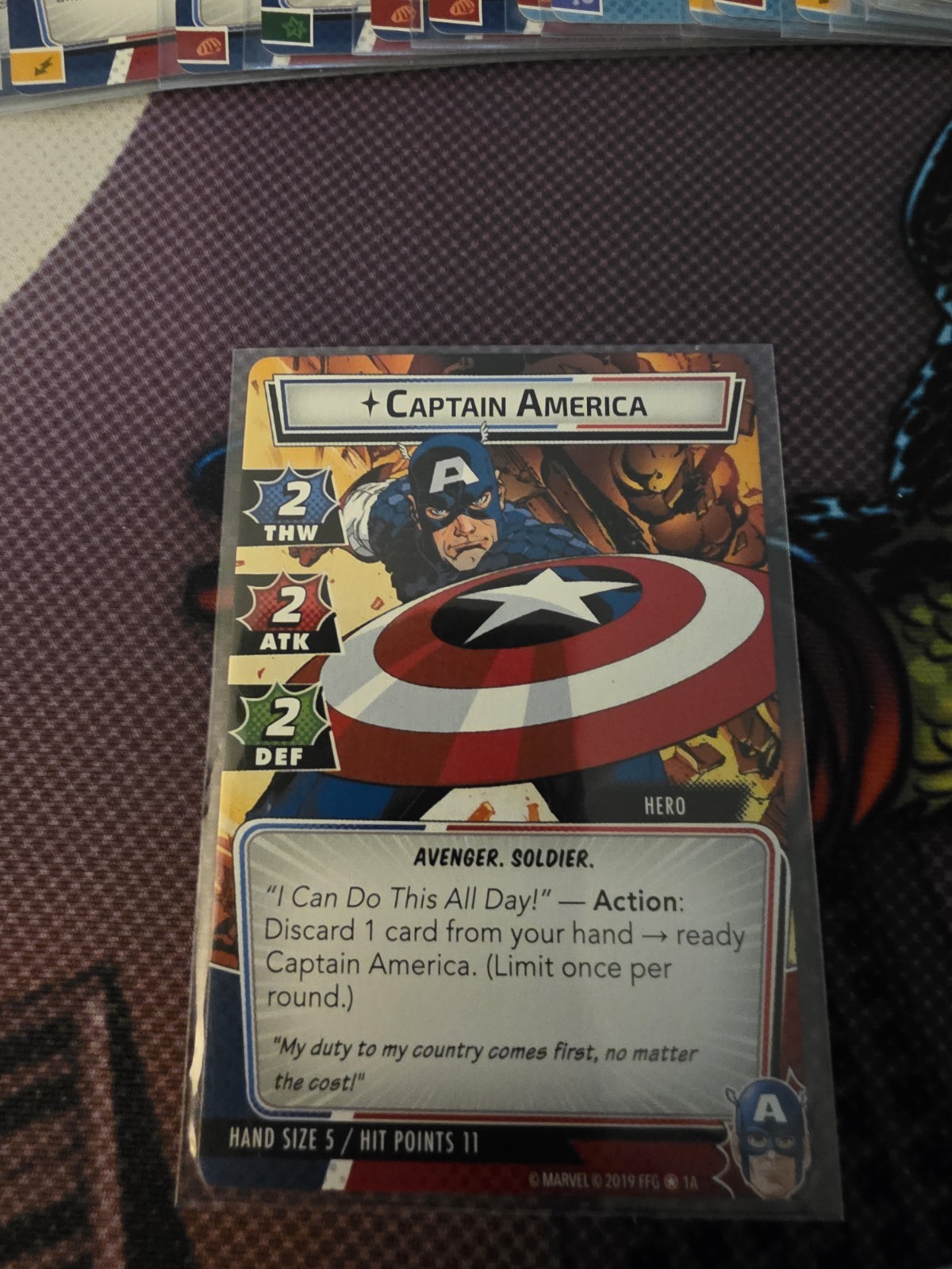 Marvel Champions LCG Captain America Hero Pack