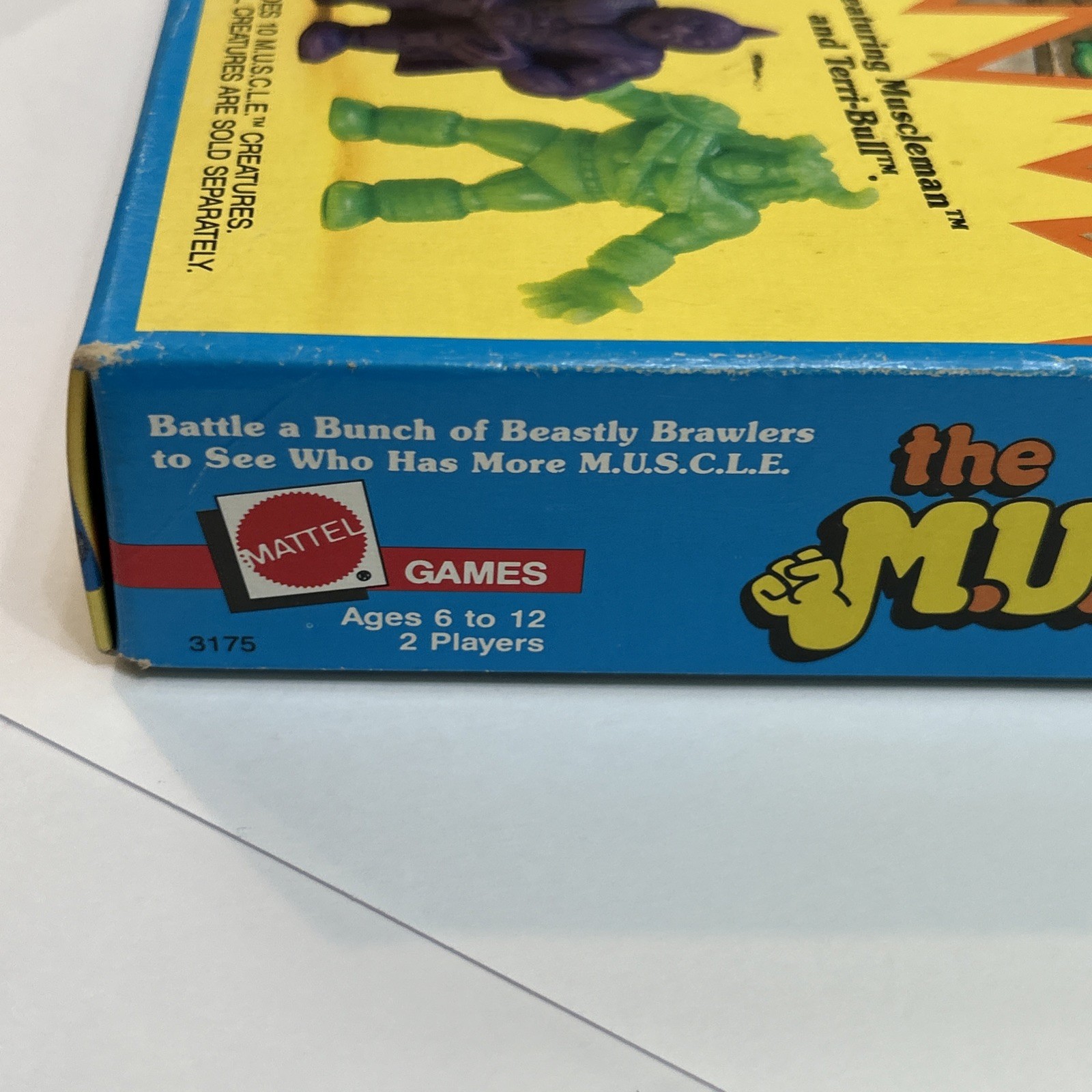 Vintage Mattel M.U.S.C.L.E Mega Match Game 1983 Arena Original Missing 1 Figure